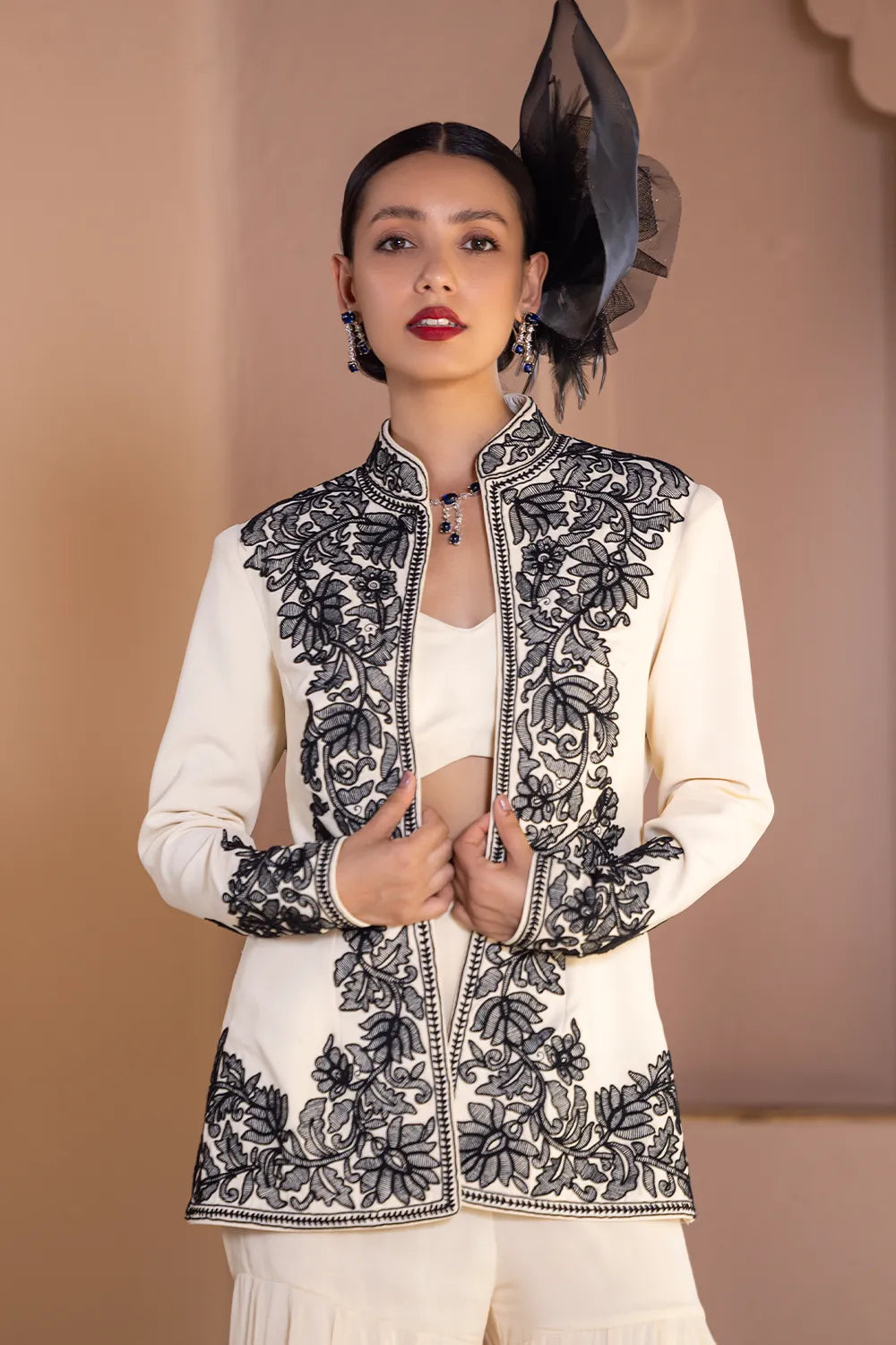Naayab Jacket & Garara Set