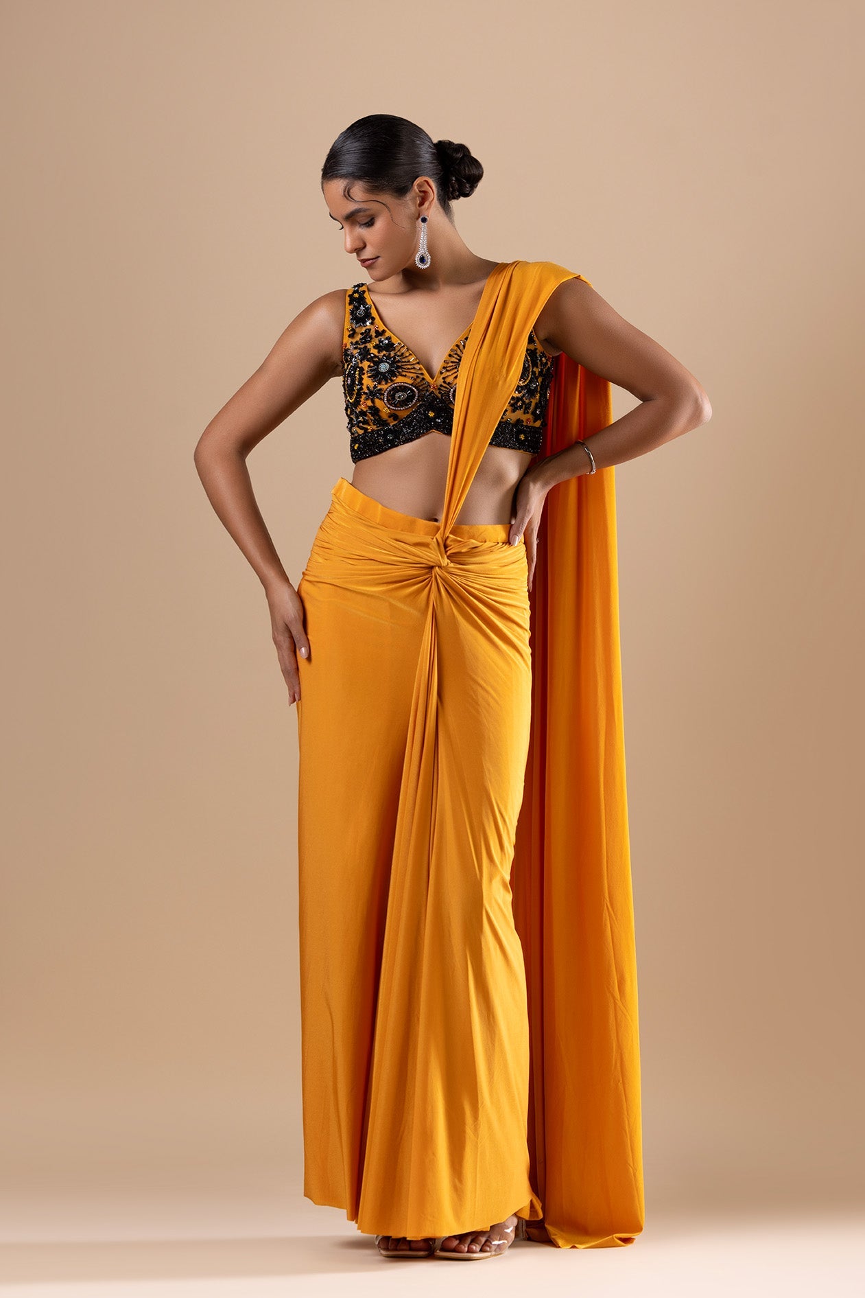 Golden Horizon Saree