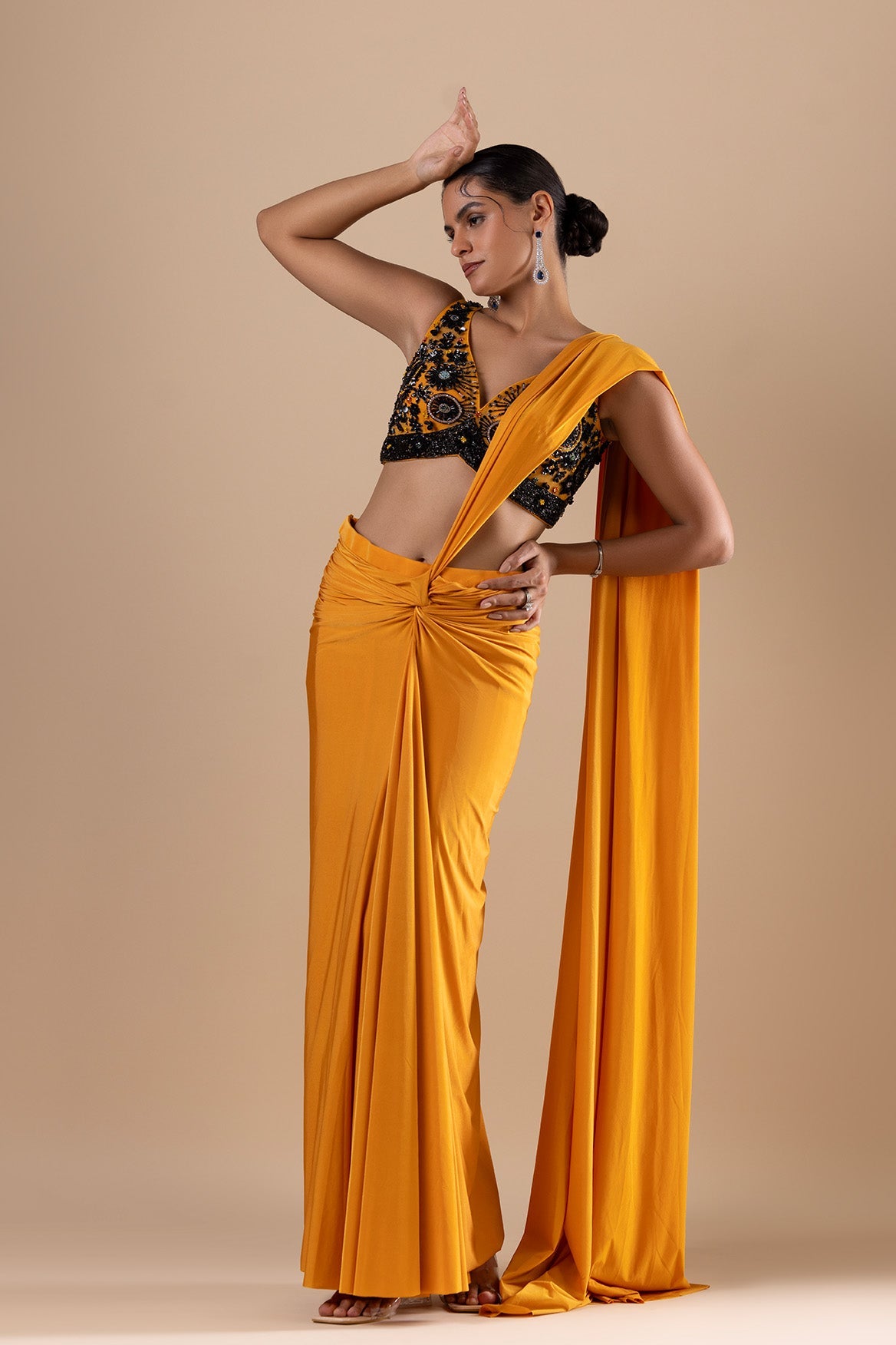 Golden Horizon Saree