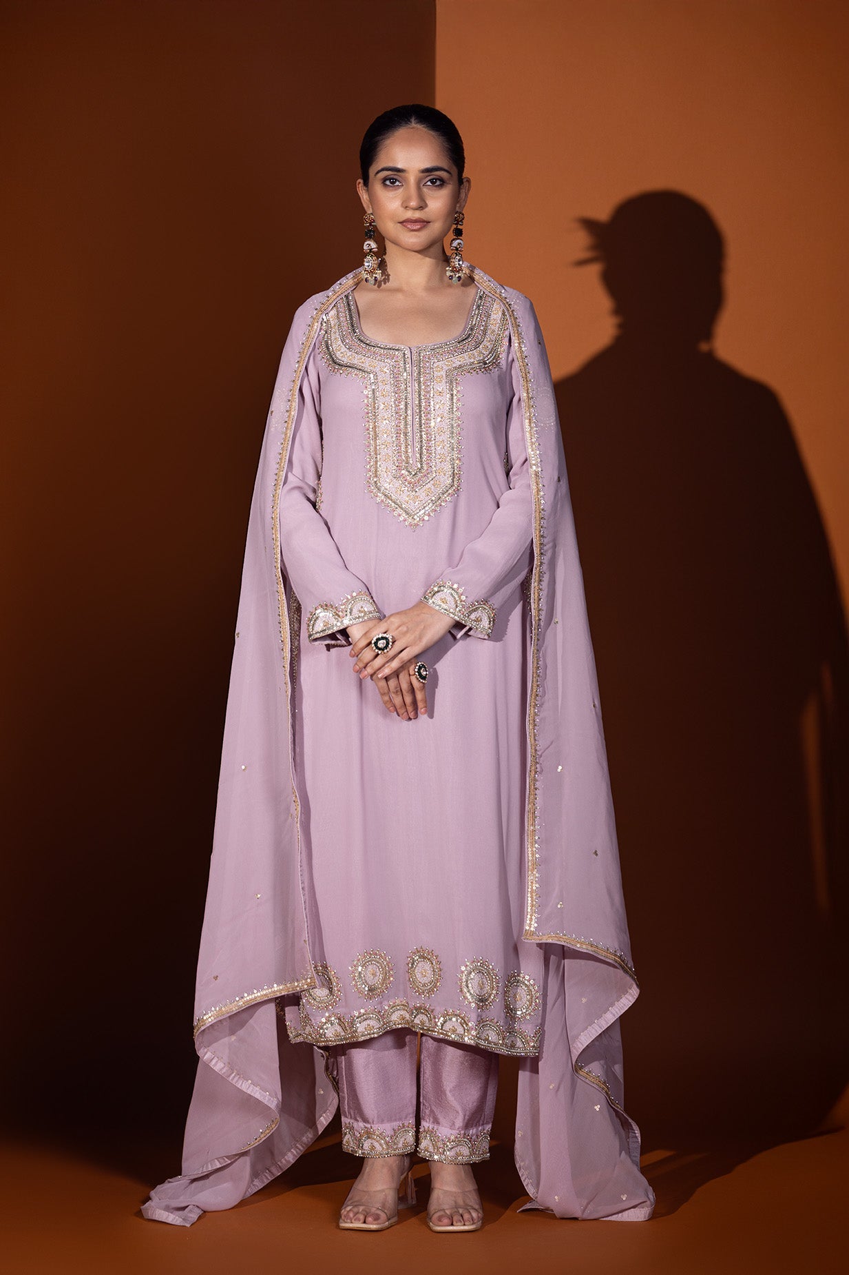 Nazakat Shirt and straight pants ensemble