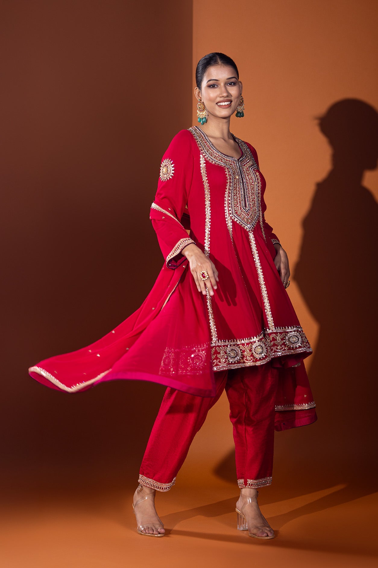 Rani Raunak Anarkali Set