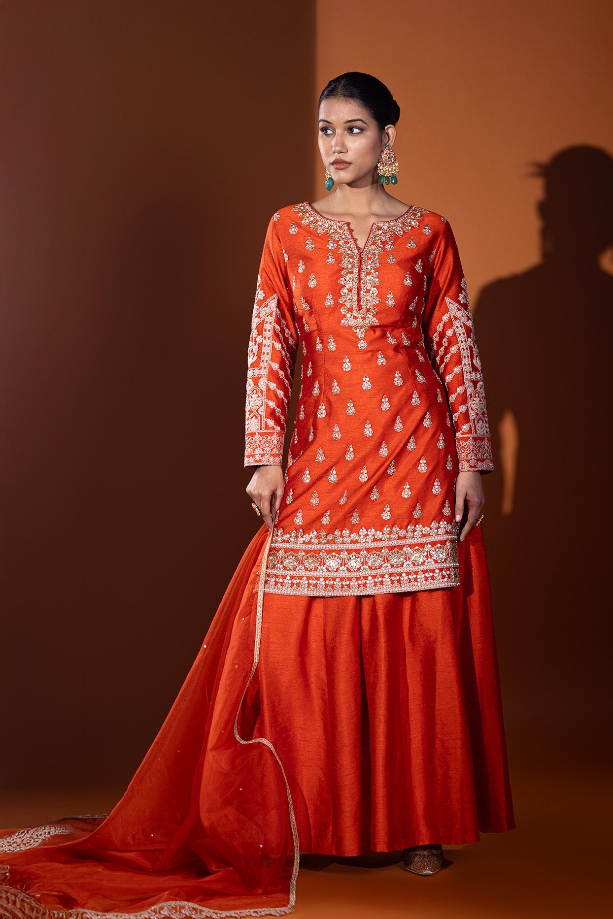 Rukhsar-e-Gul Sharara Set