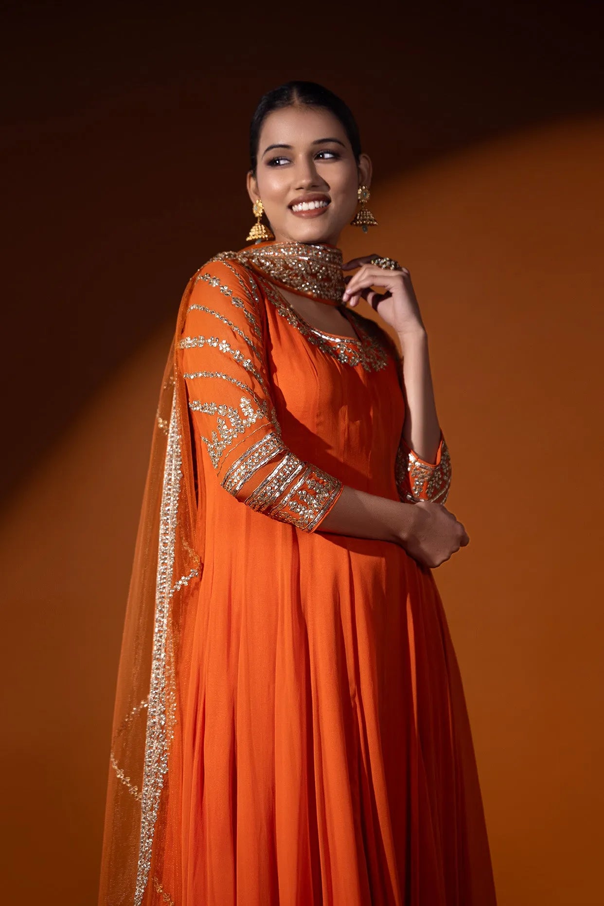 Mehtaab Rang Anarkali Churidar set