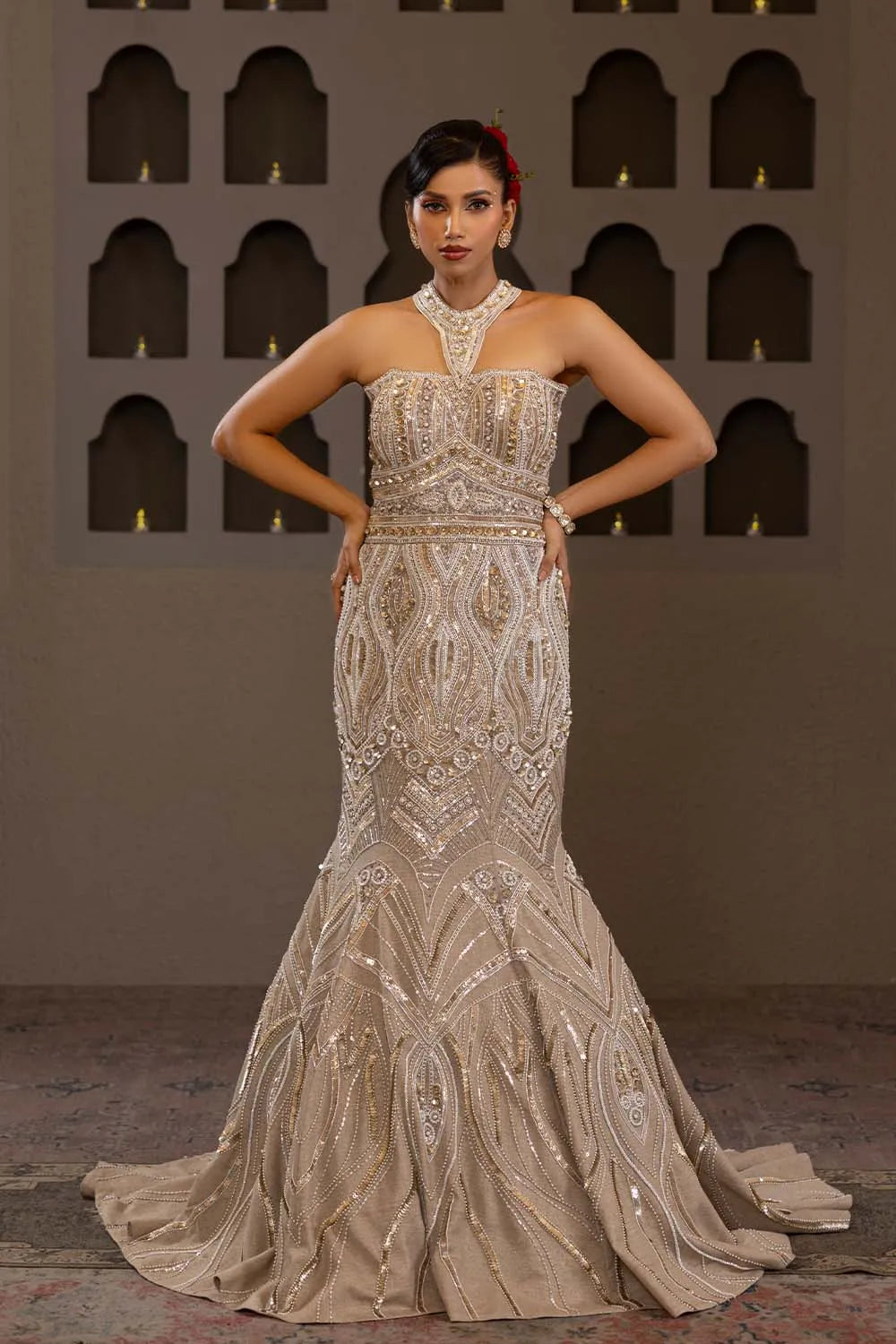 Swarna Roop Fishcut Gown