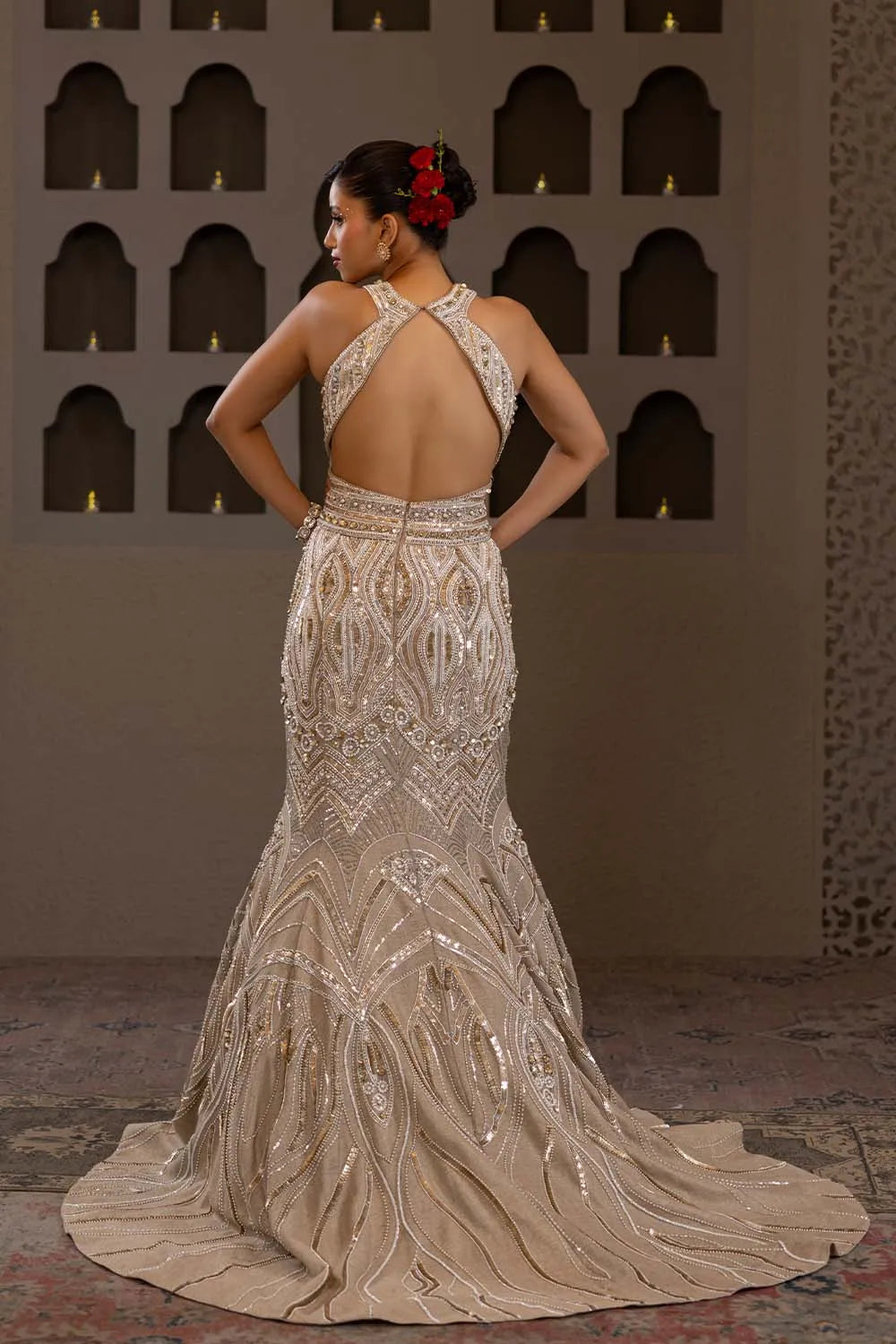 Swarna Roop Fishcut Gown