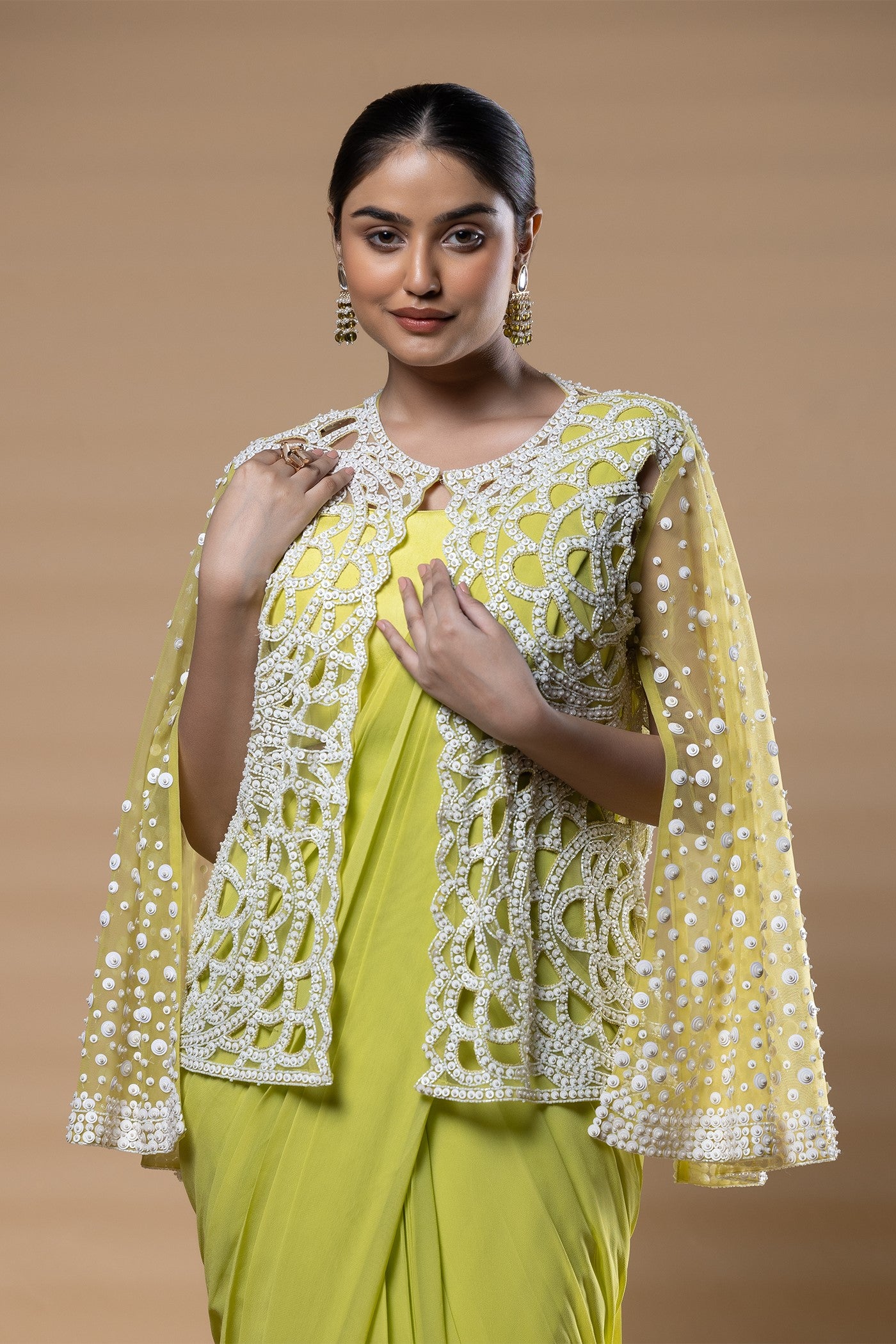 Vrushti drape saree with blouse