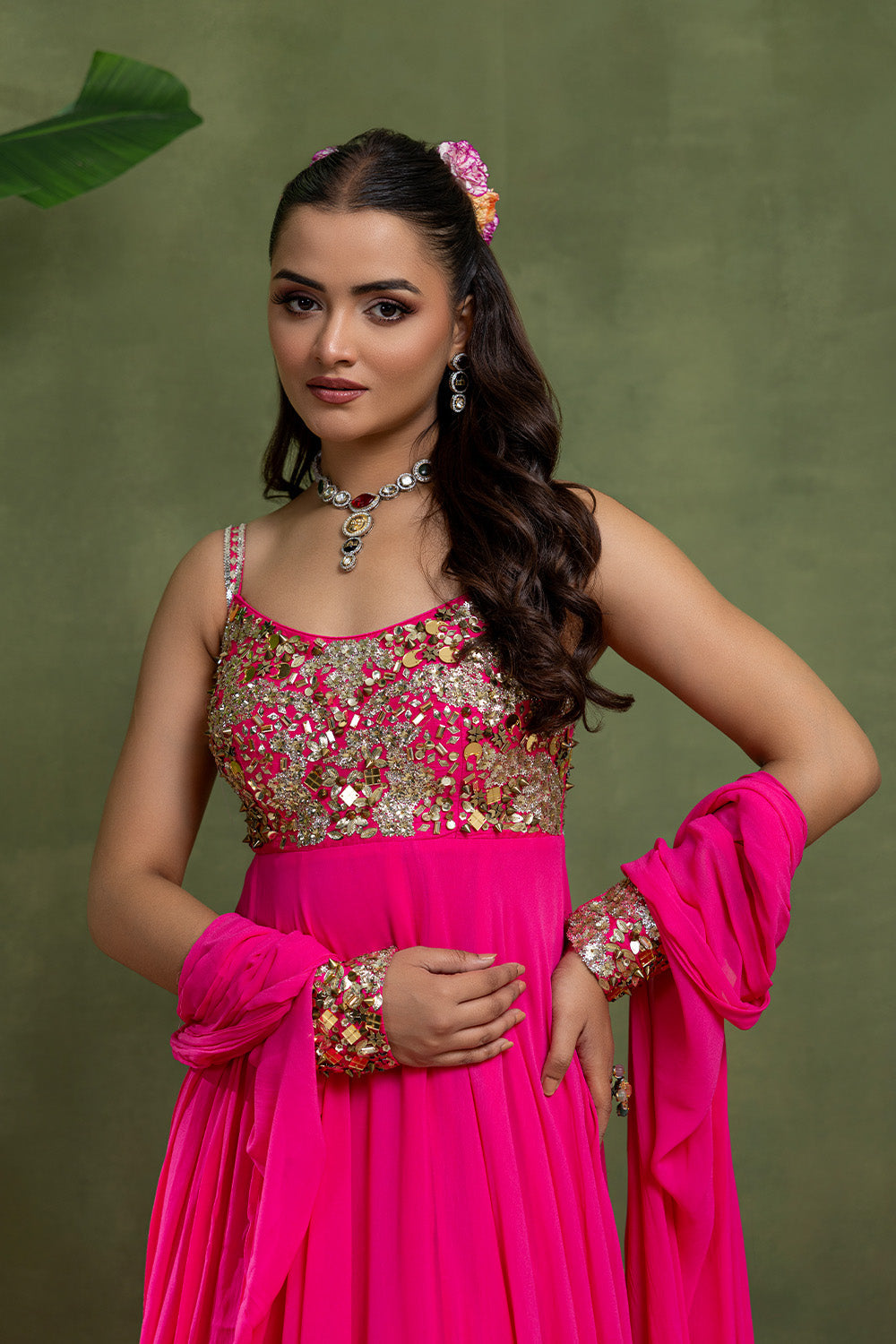 Rangrez Dress with Dupatta