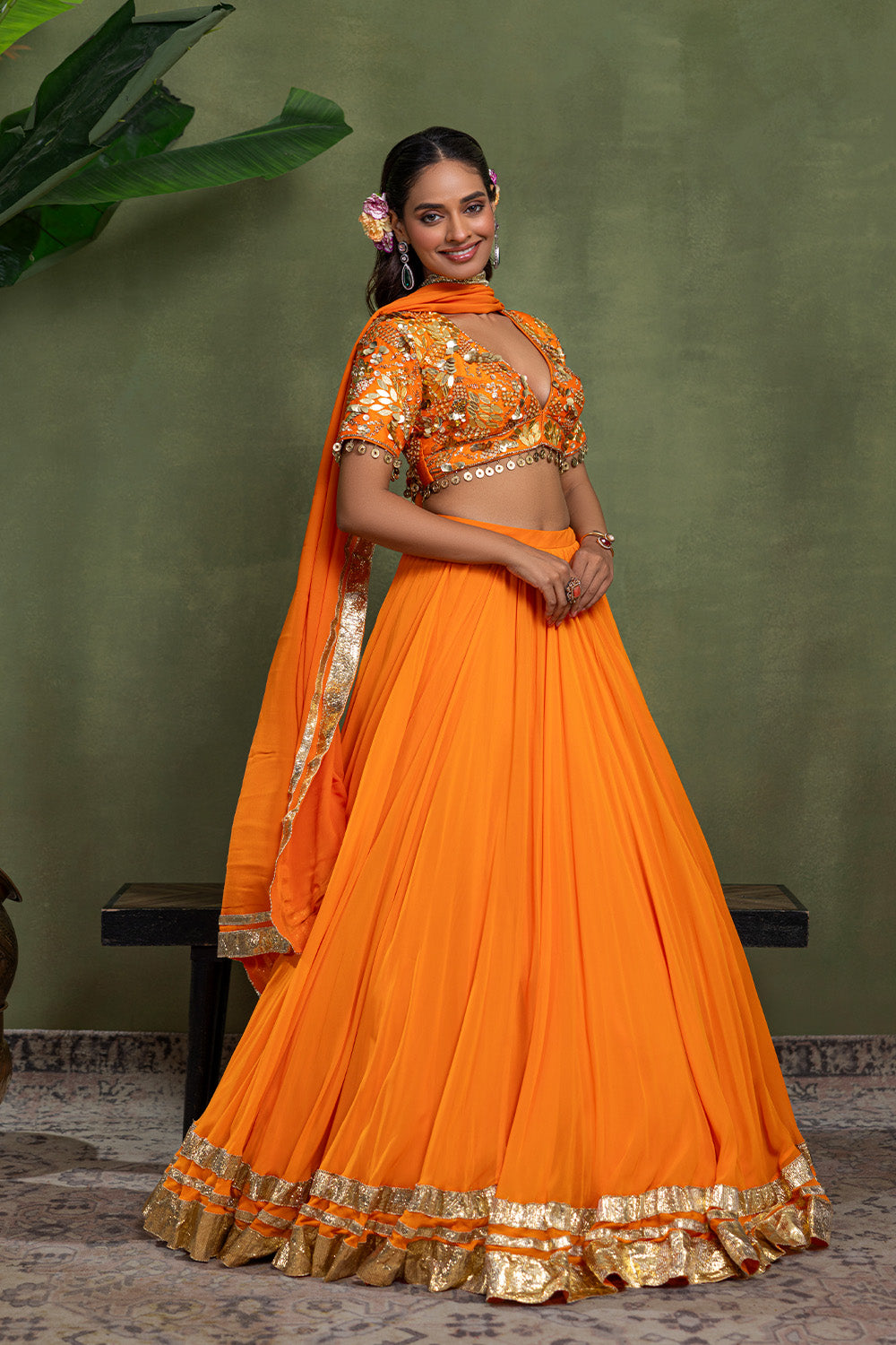 Kesarika Lehenga set