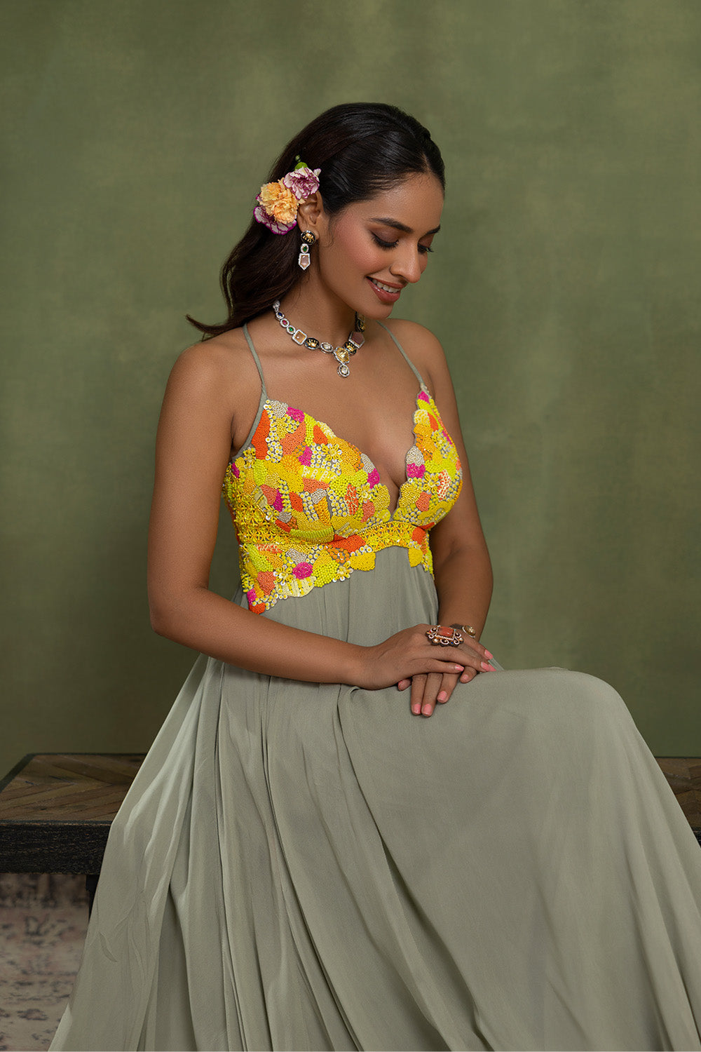 Rajswarna Anarkali set