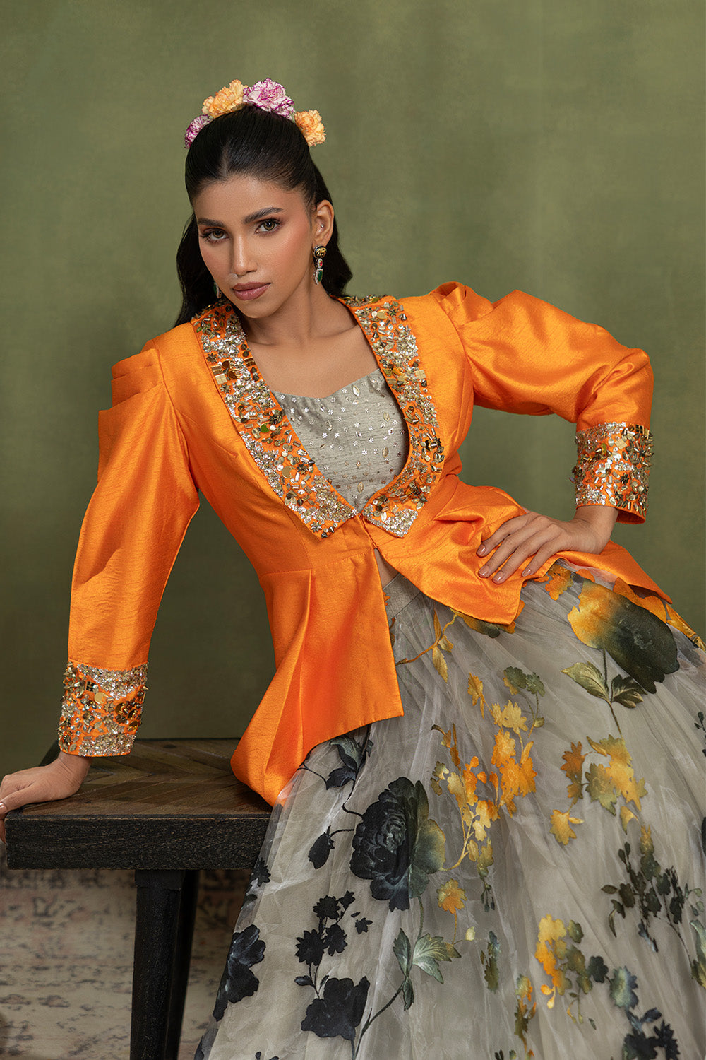 Nazrana Jacket & Lehenga set
