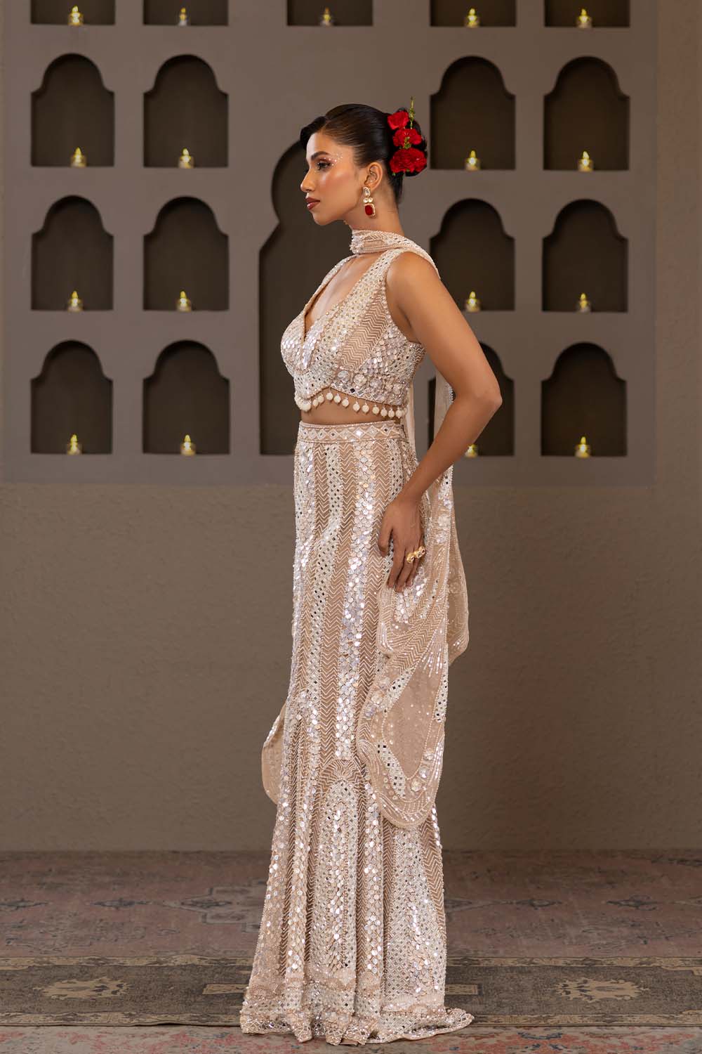 Zareena Sharara Set