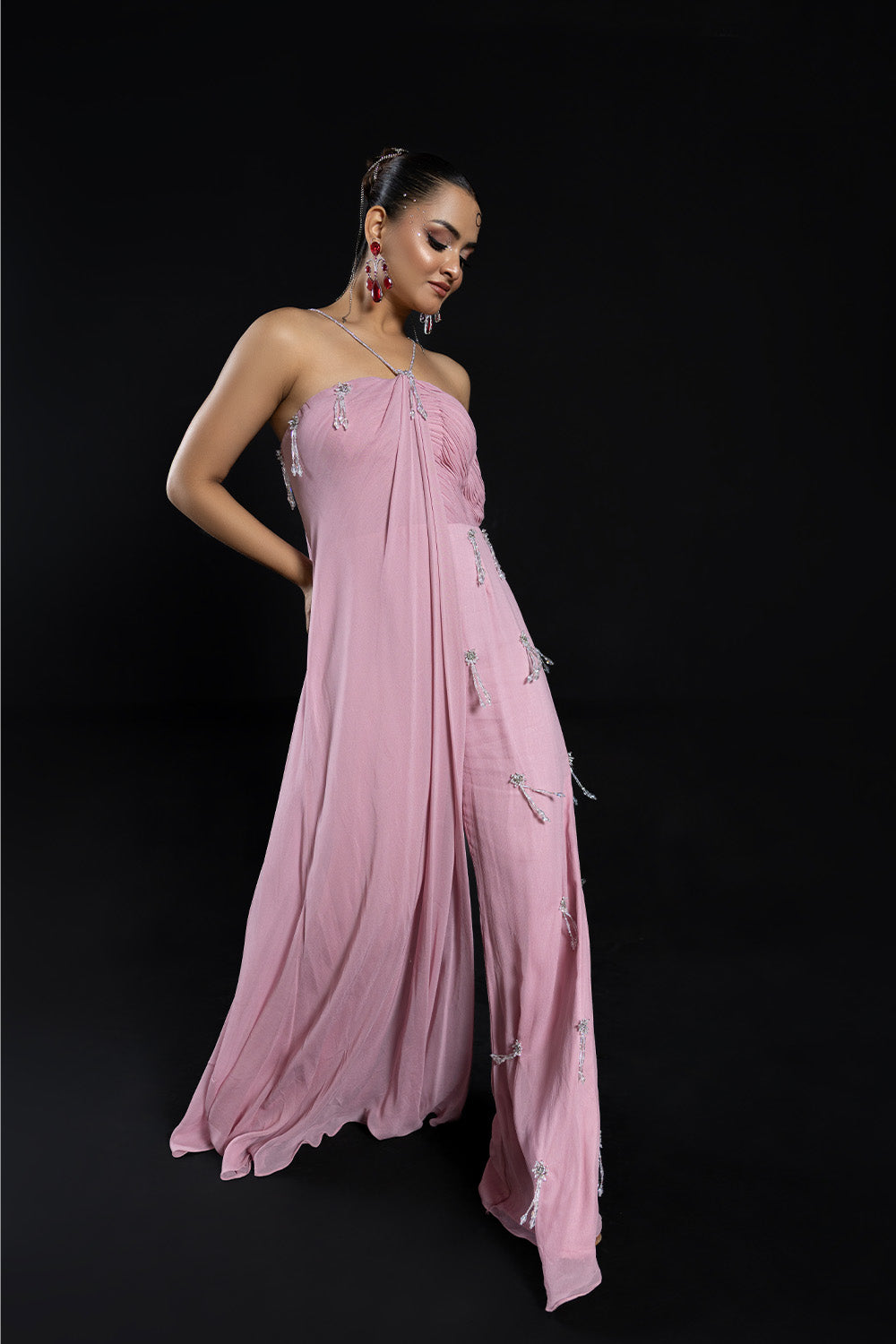 SILVER SMOKE AFTER PARTY JUMPSUIT