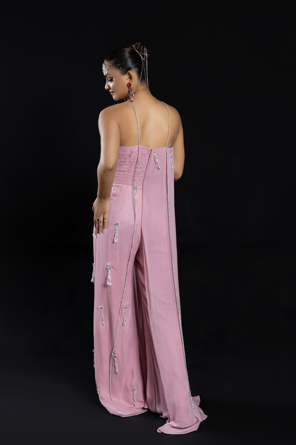 SILVER SMOKE AFTER PARTY JUMPSUIT