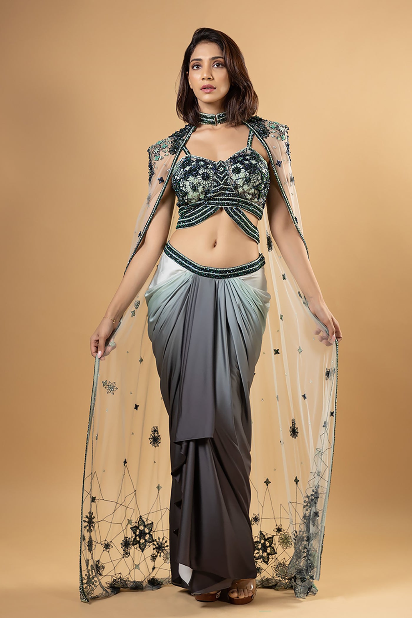 Farah Drape Dhoti Saree