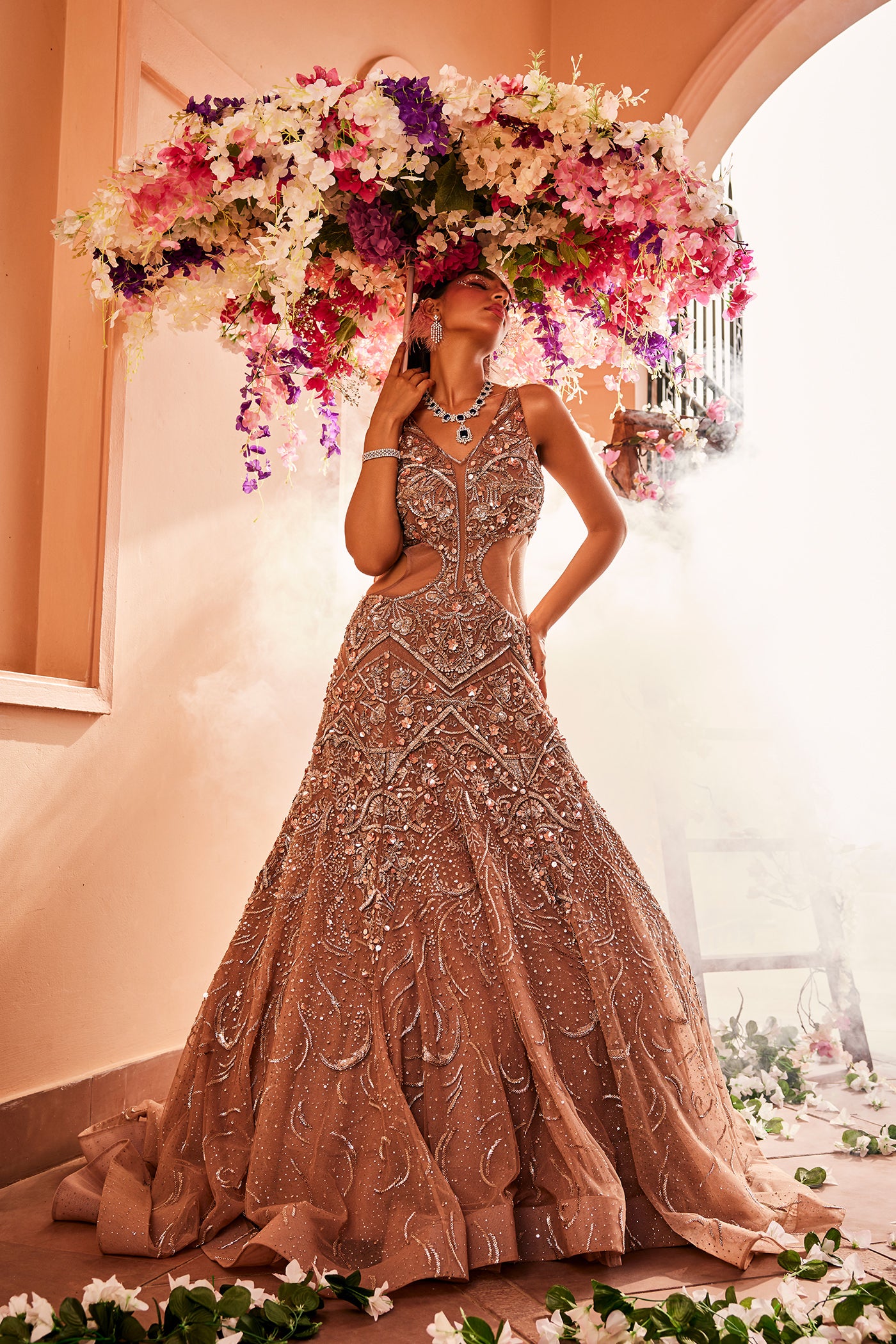 Venice Champange Gold Gown