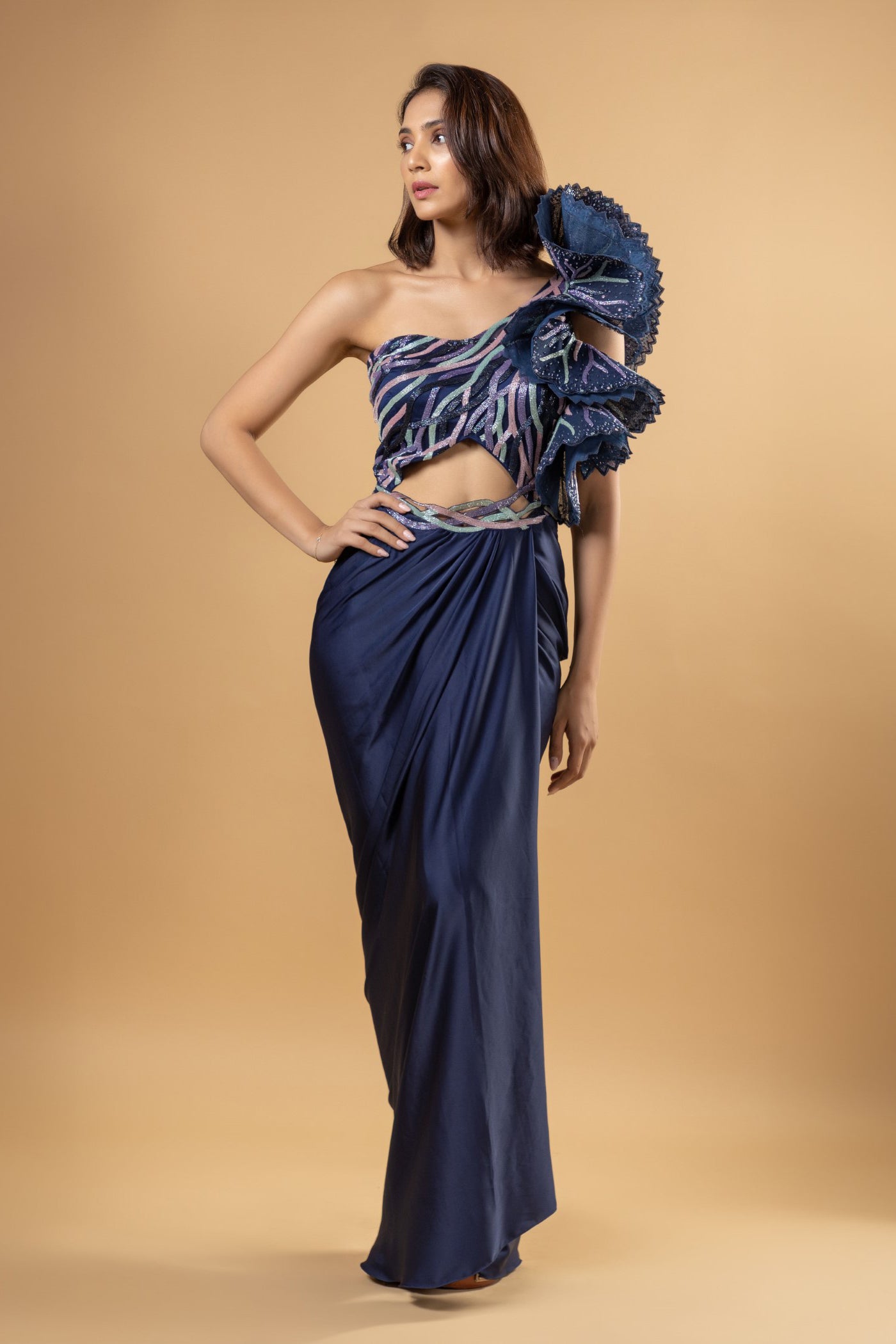 Yogita Bihani In Angeline Drape Dress
