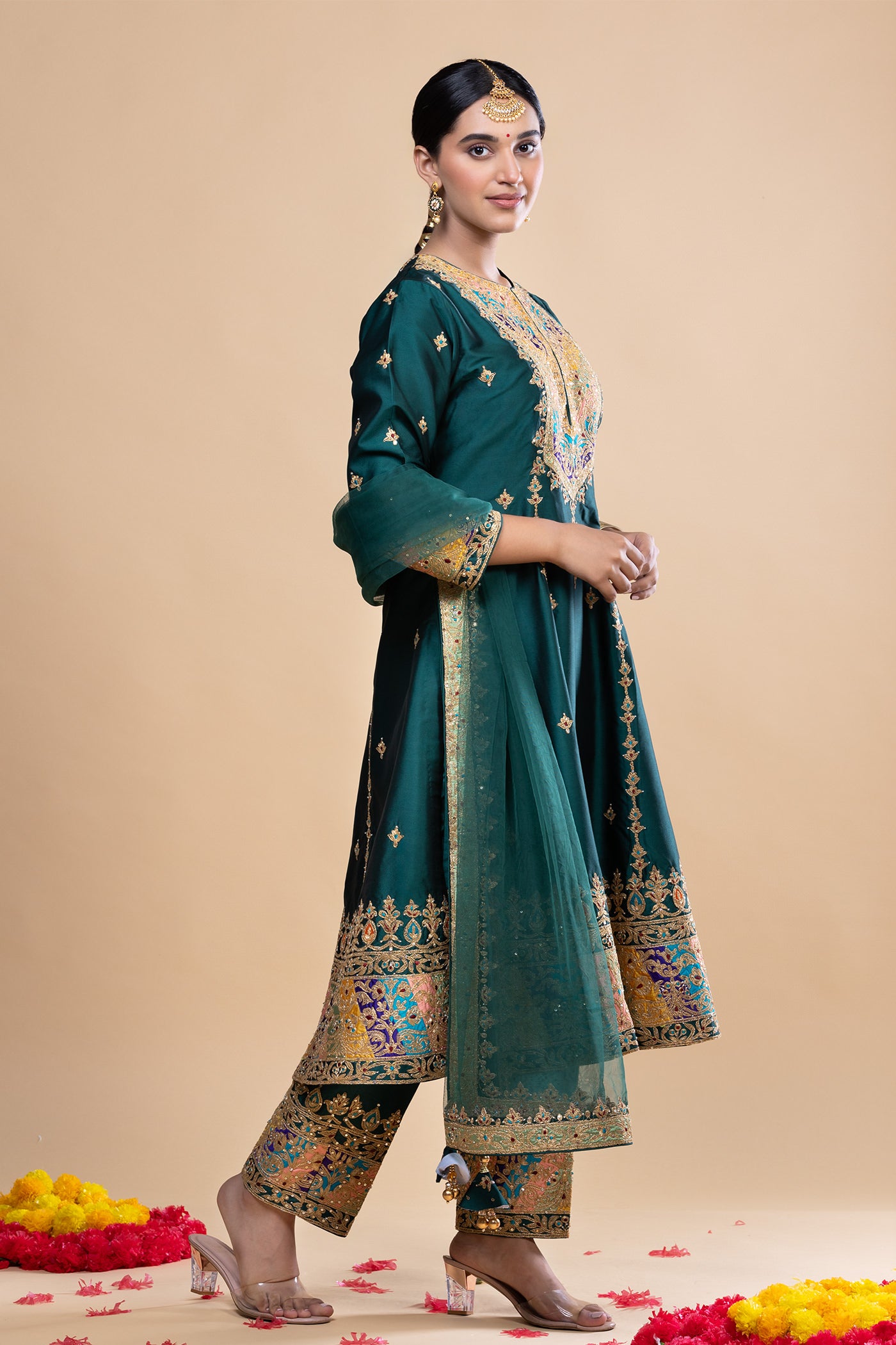Norani Short Anarkali Set