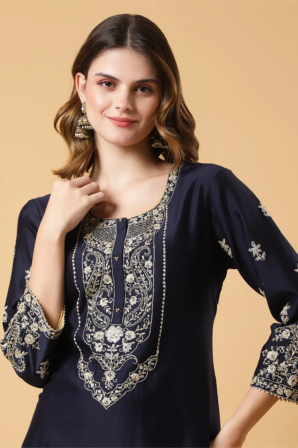 Meherbano short kurta & salwar set