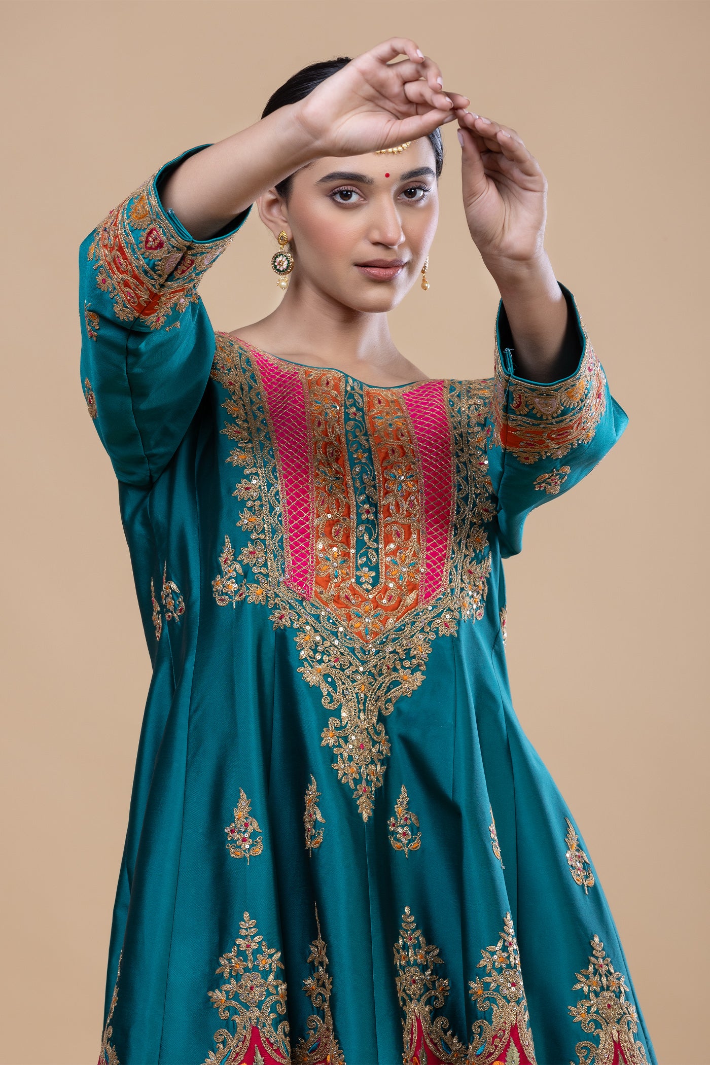 Hrisha Peacock Anarkali