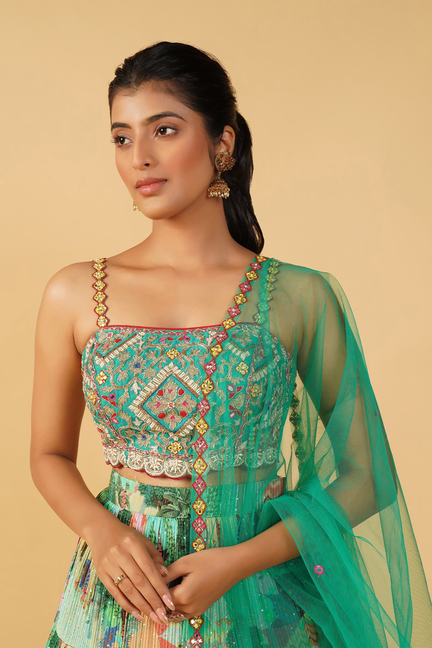 Floral Lehenga Set
