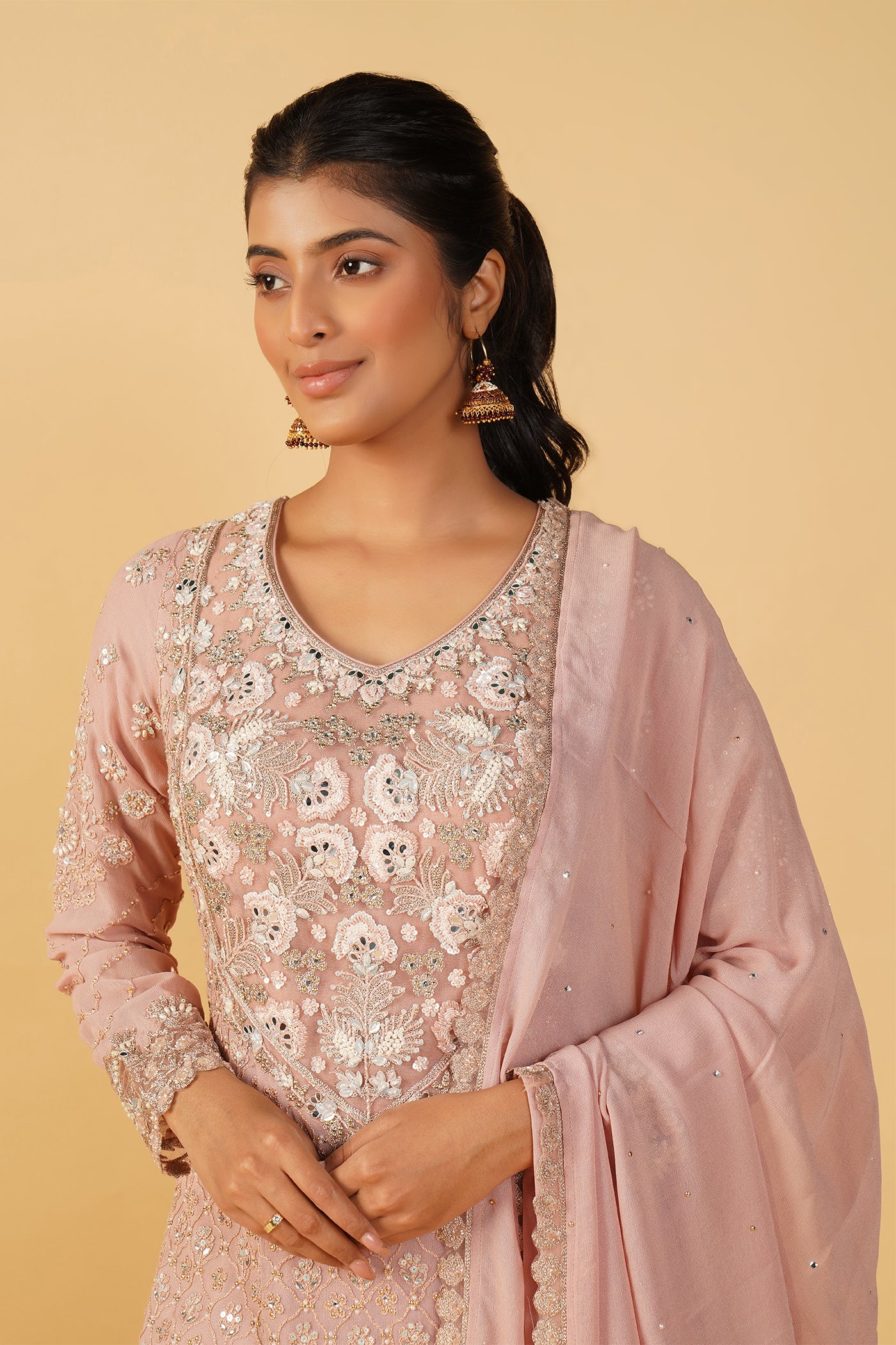 Nahani Pink Sharara Suit Set