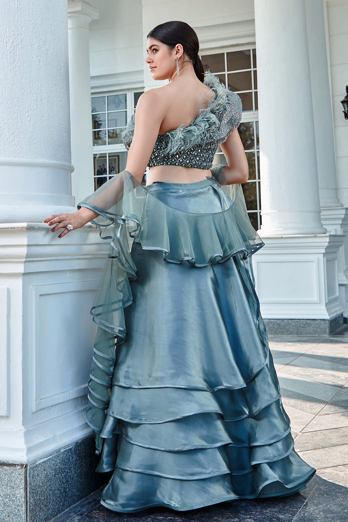 Fern Green Melba Lehenga Set