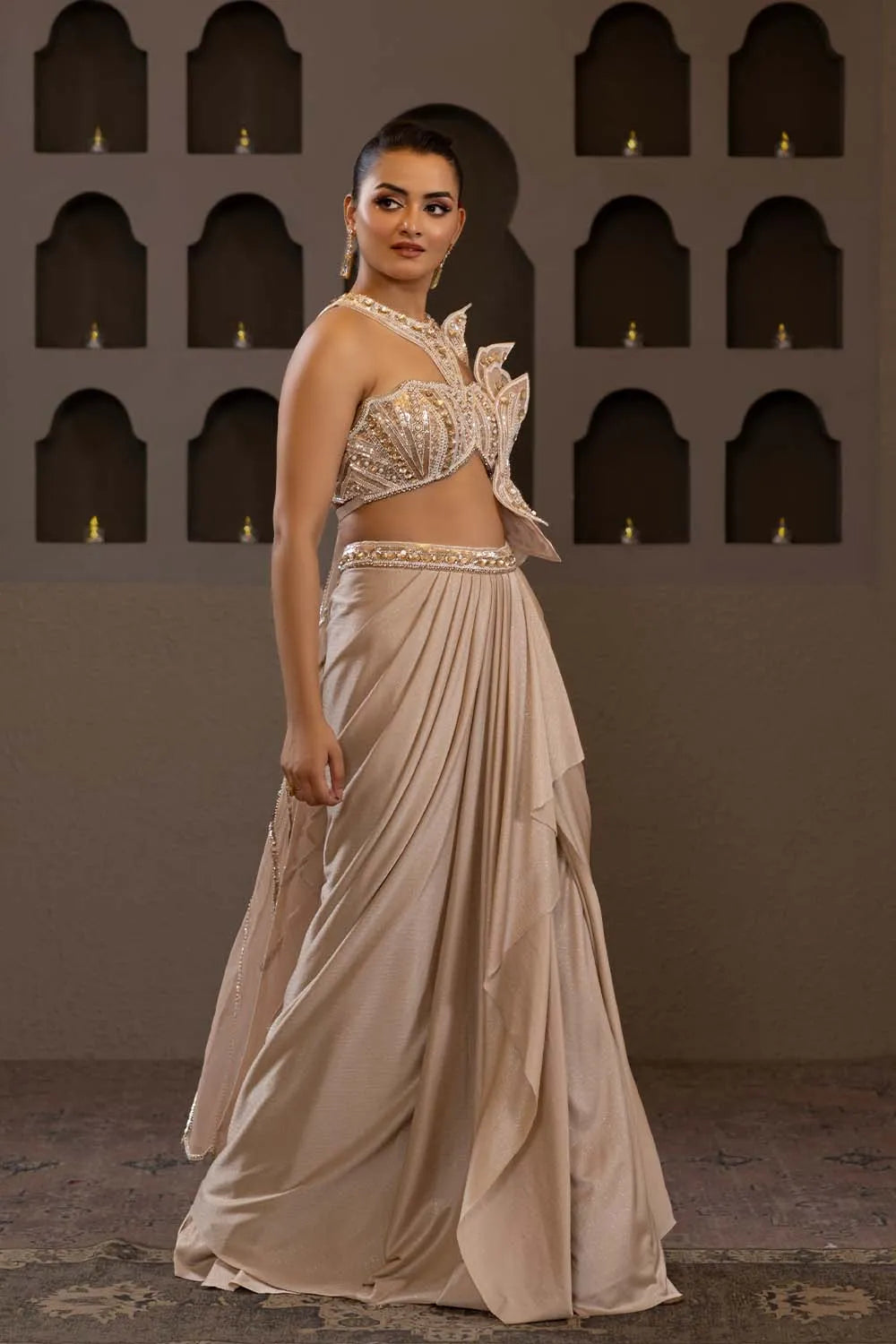 Swarnika Drape saree