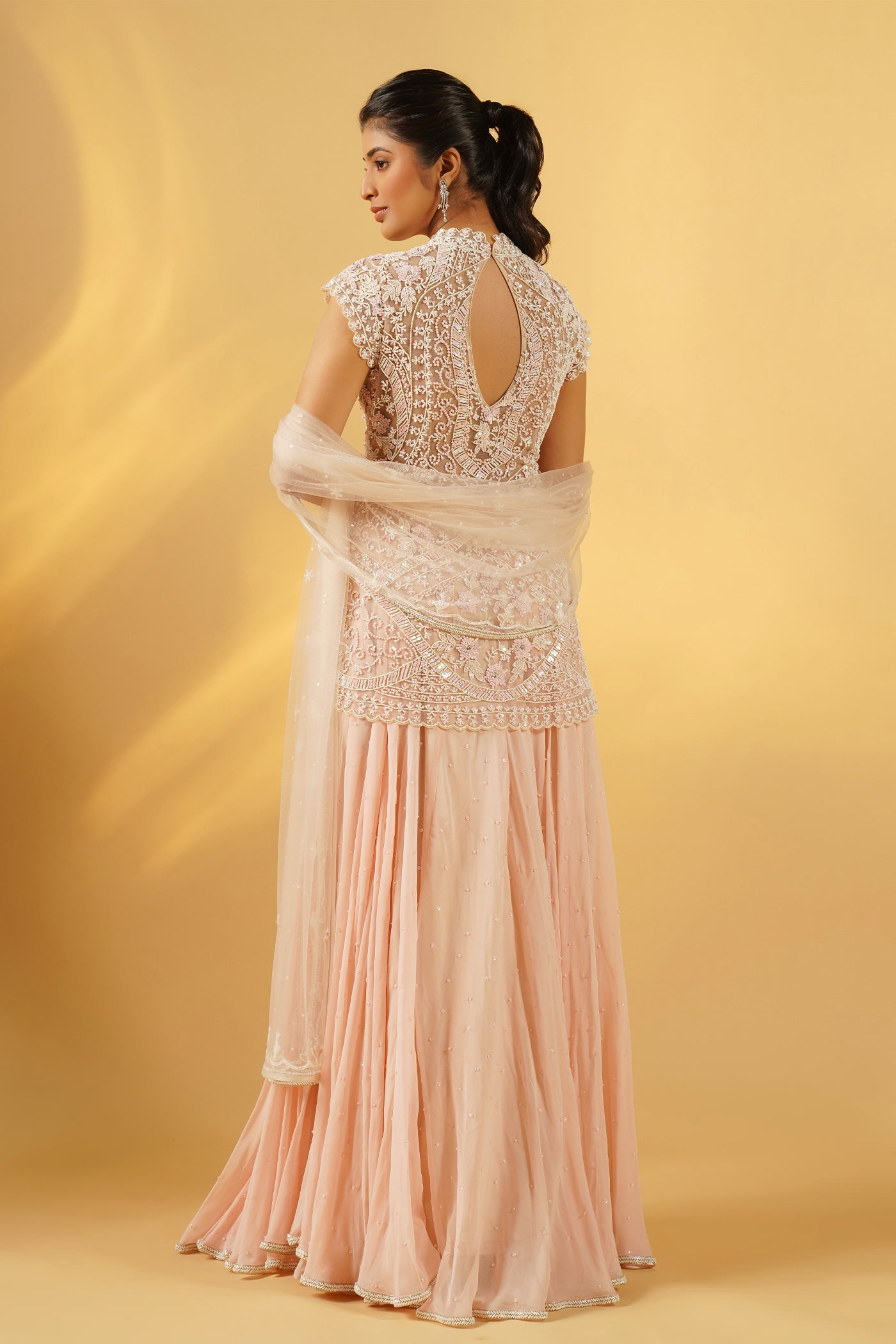 Saira Short Suit With Sharara