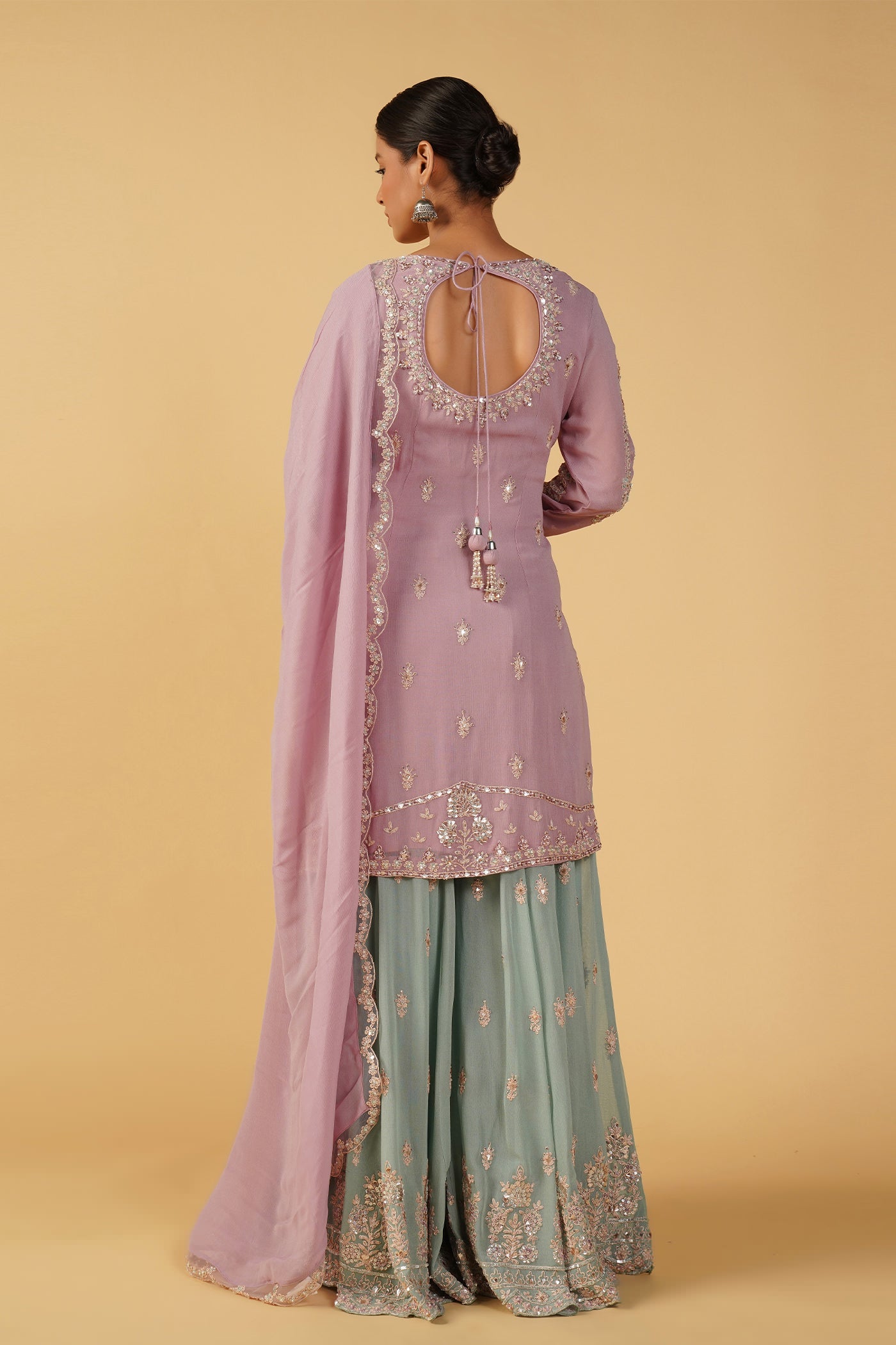 Azmaish Saight Shirt With Sharara