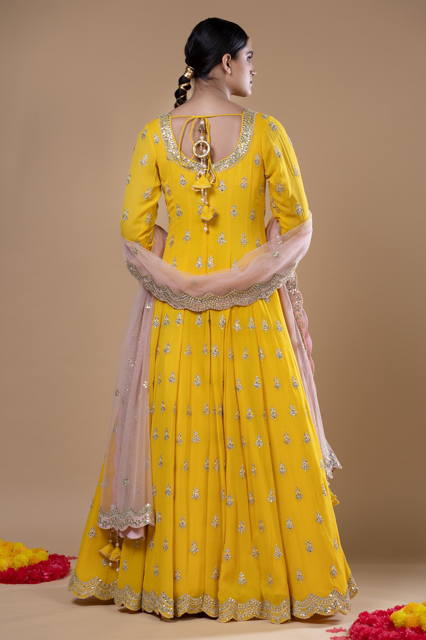 Suhasini Yellow Anarkali
