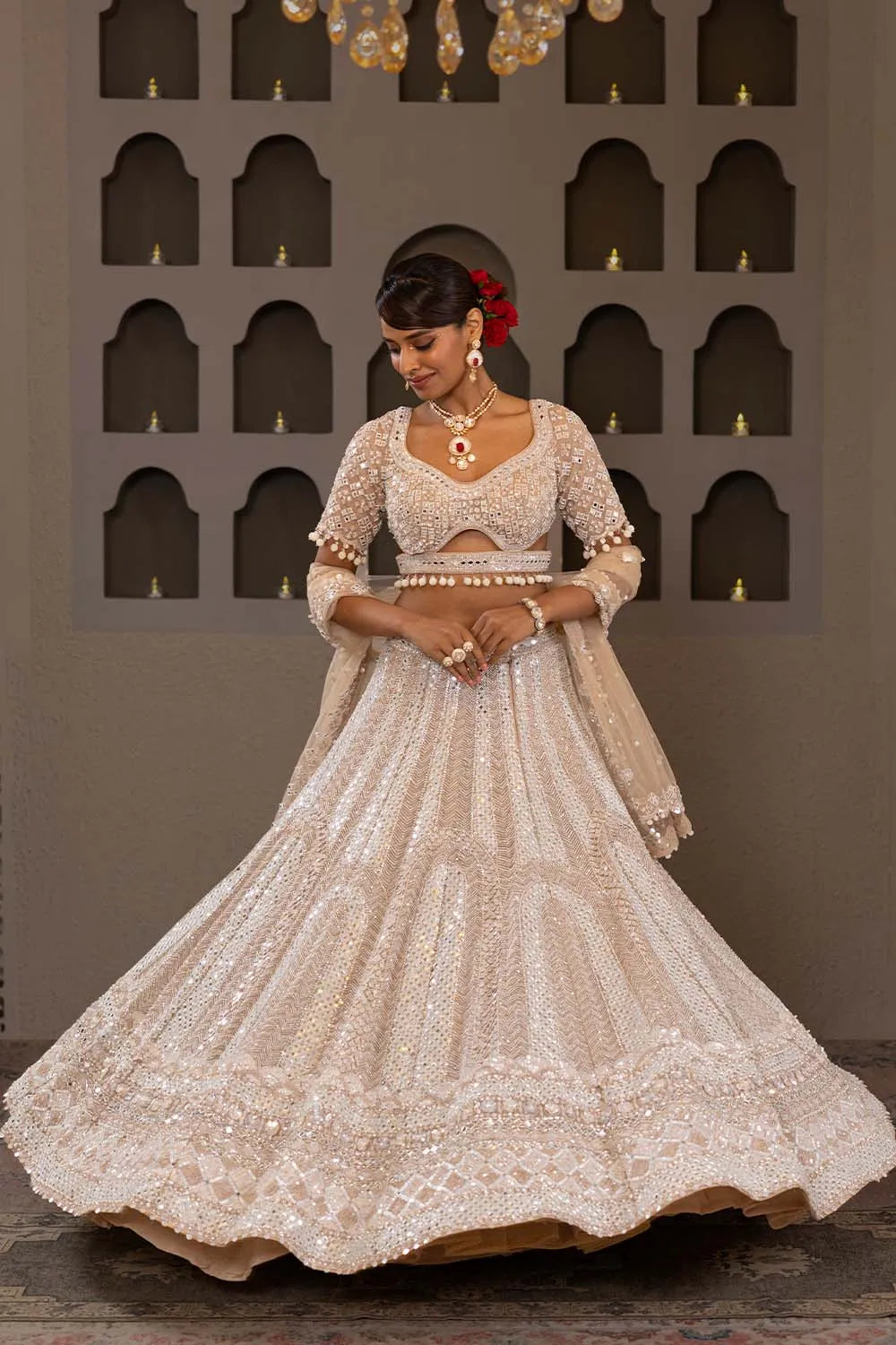 Taraash Lehenga Set - Roop Vatika Official