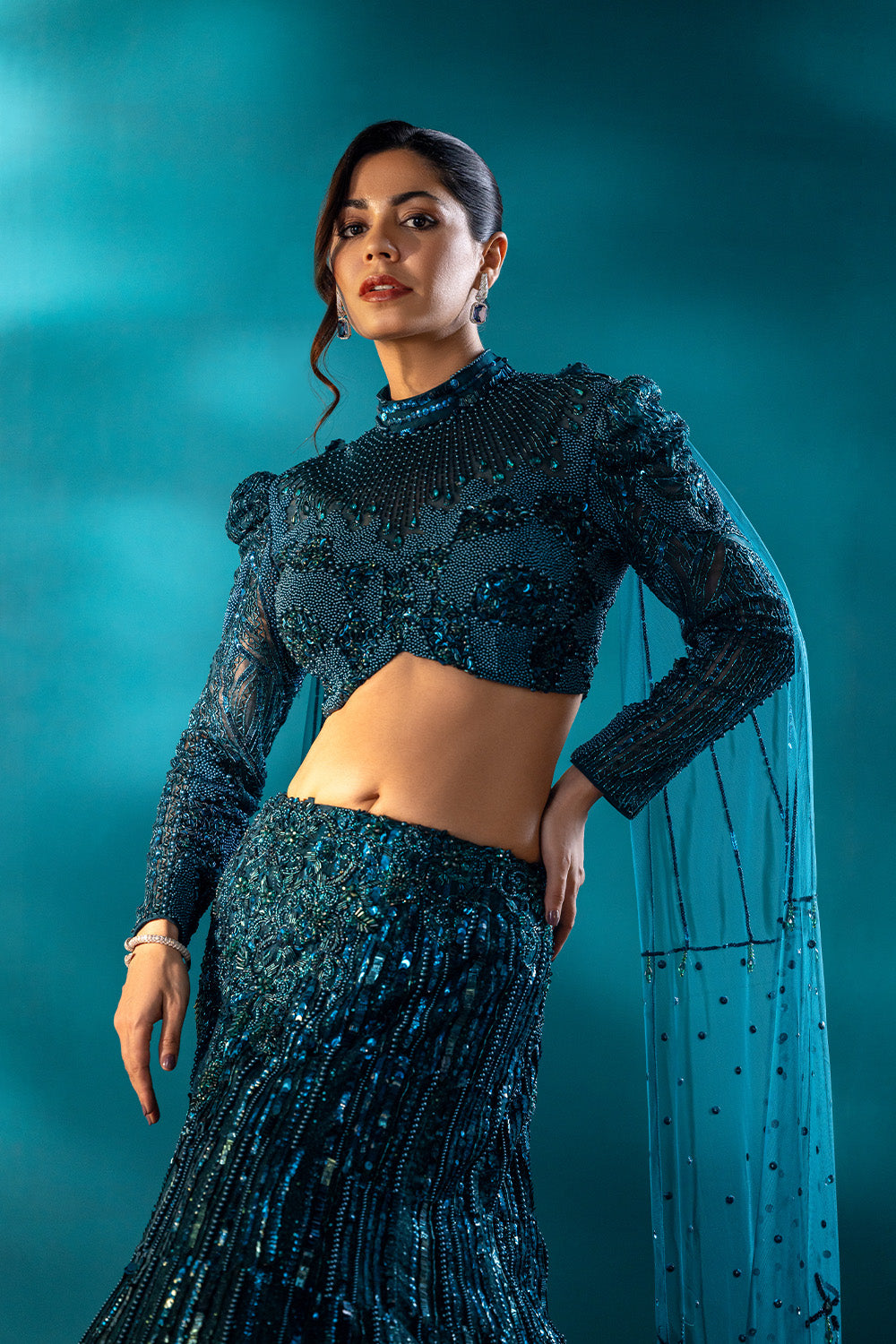 Winged Muse Lehenga Set