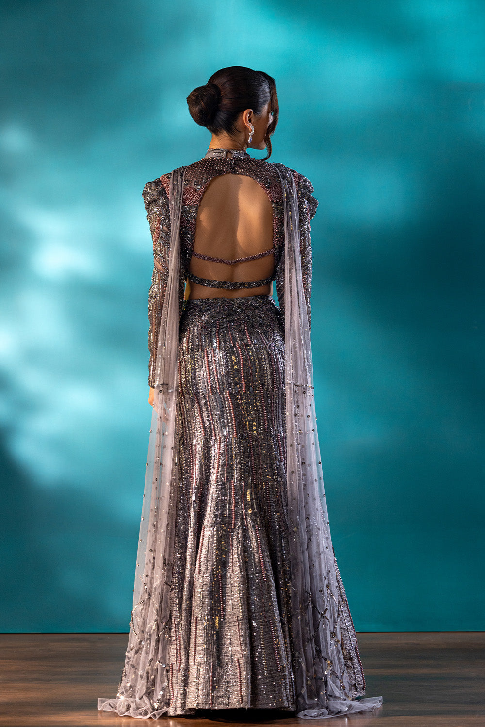 Feathered Whisper Lehenga Set