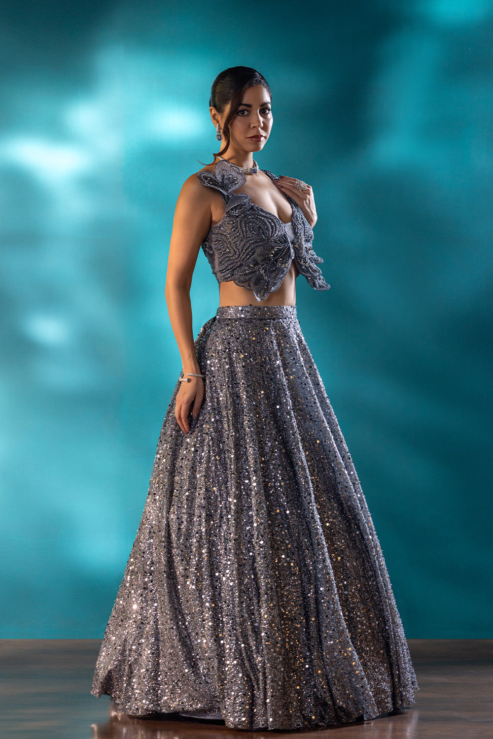 Smoke Siren Lehenga Set