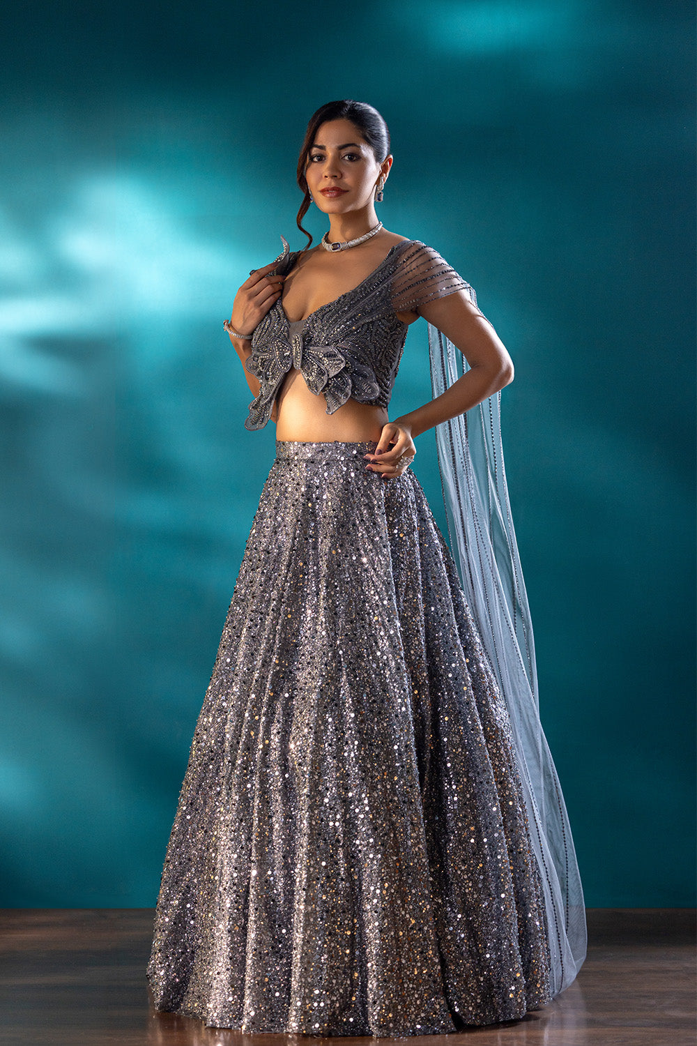 Smoke Siren Lehenga Set