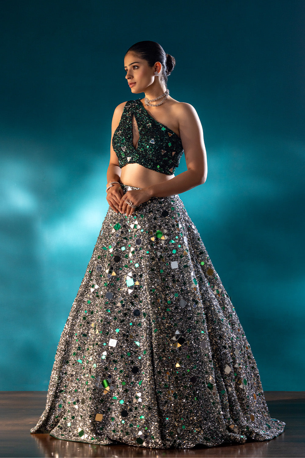 Imperial Ivy Lehenga set