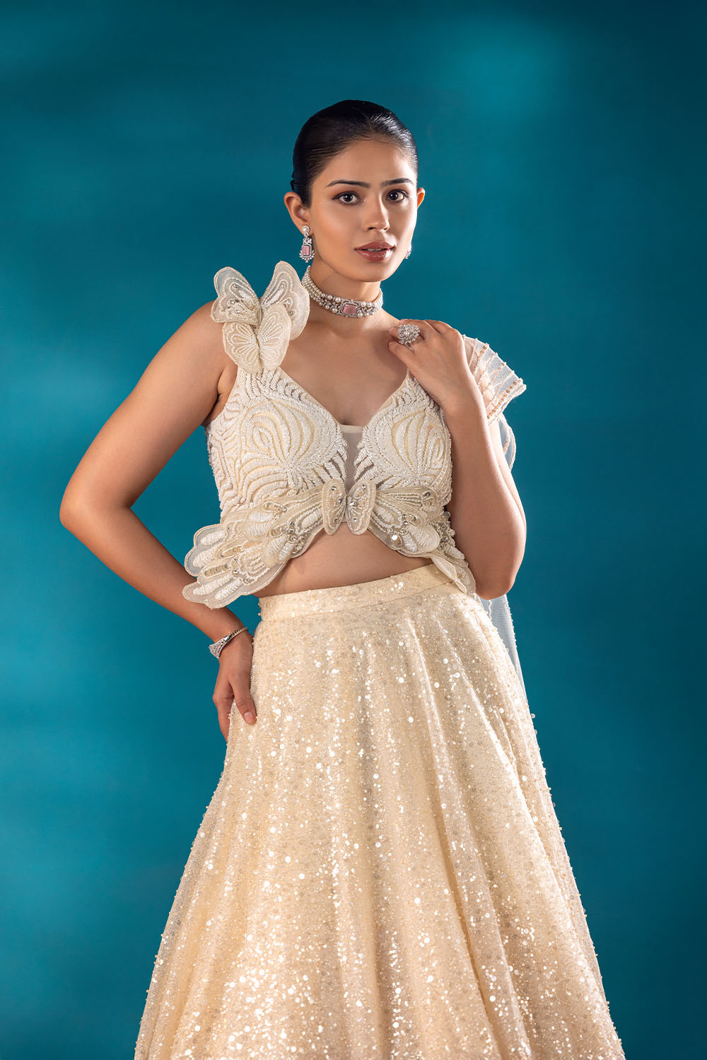 Ivory Whisper Lehenga Set