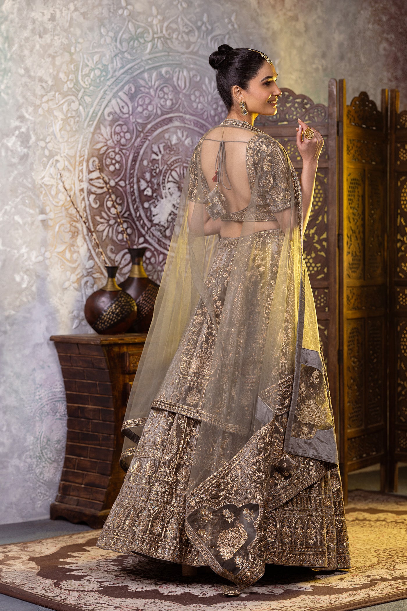 Ruhana Dabka Lehenga Choli