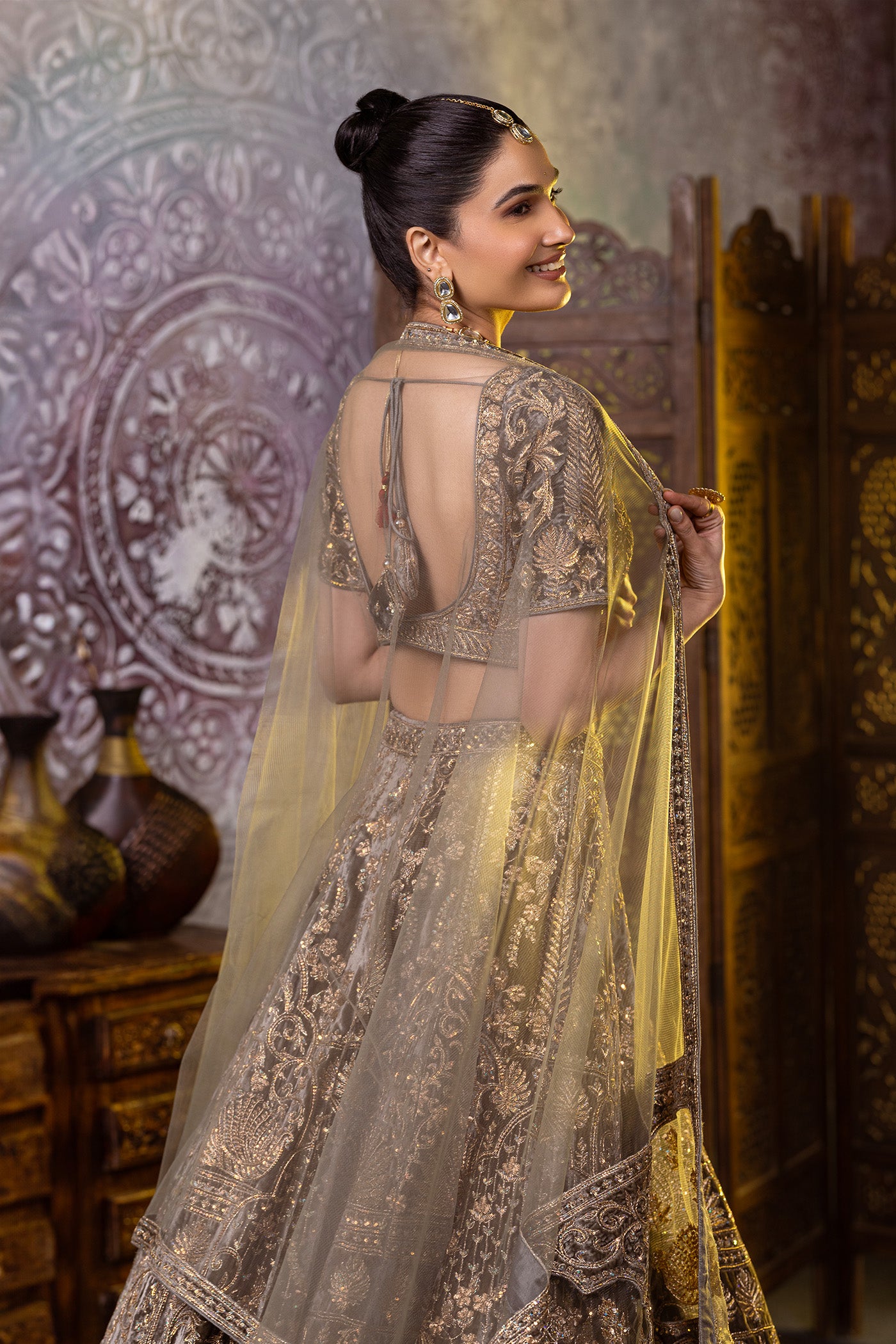 Ruhana Dabka Lehenga Choli