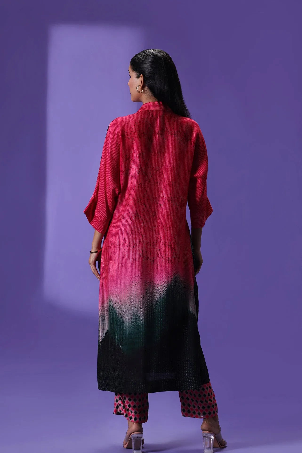 Midnight Blush Long Kurta Set