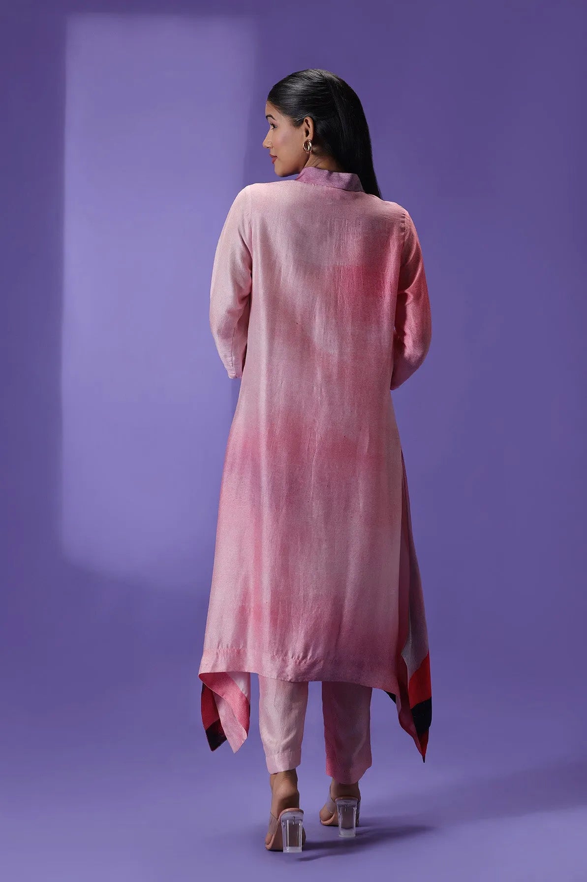 Ethereal Ember Long Kurta set