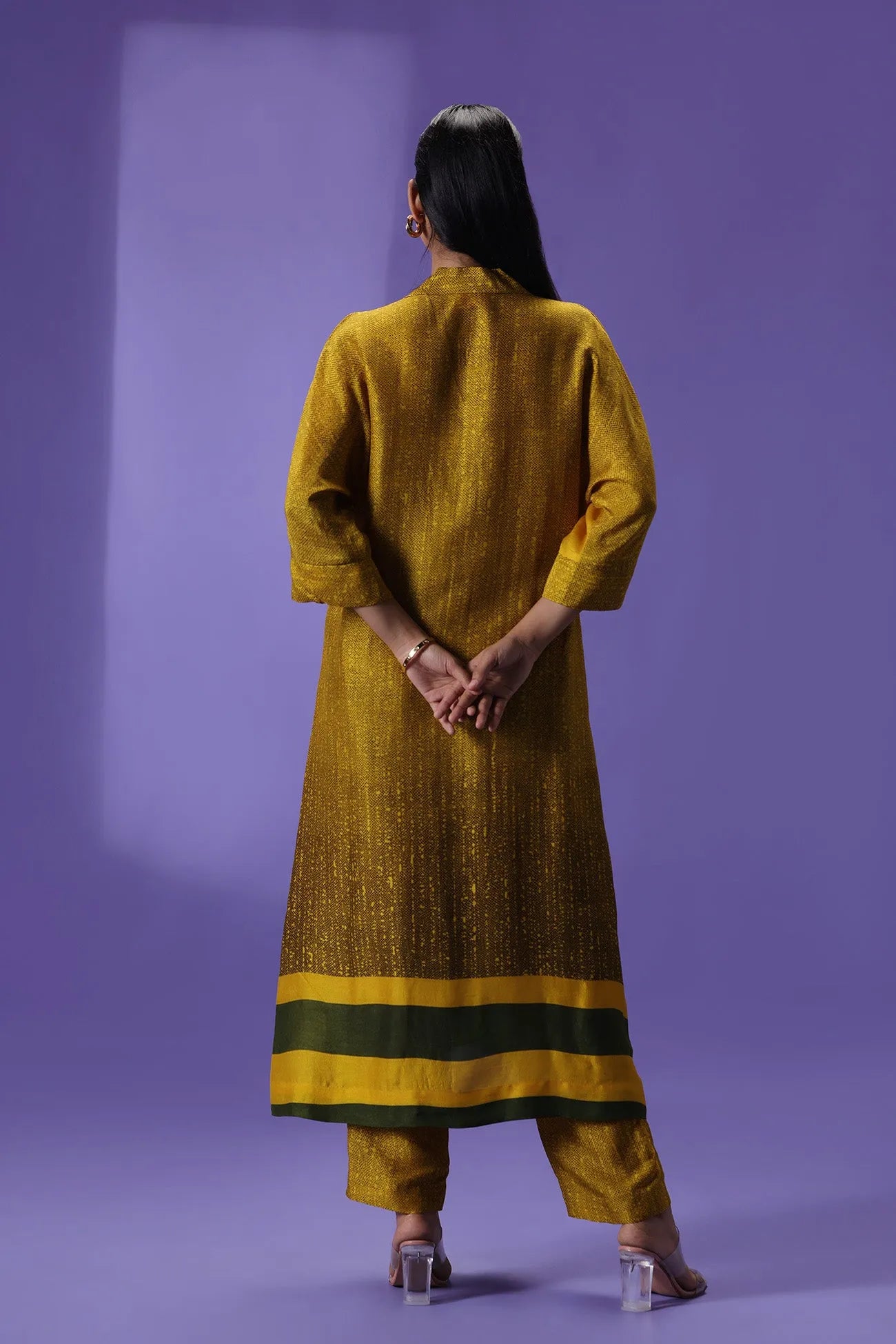 Golden Mirage Long Kaftan set