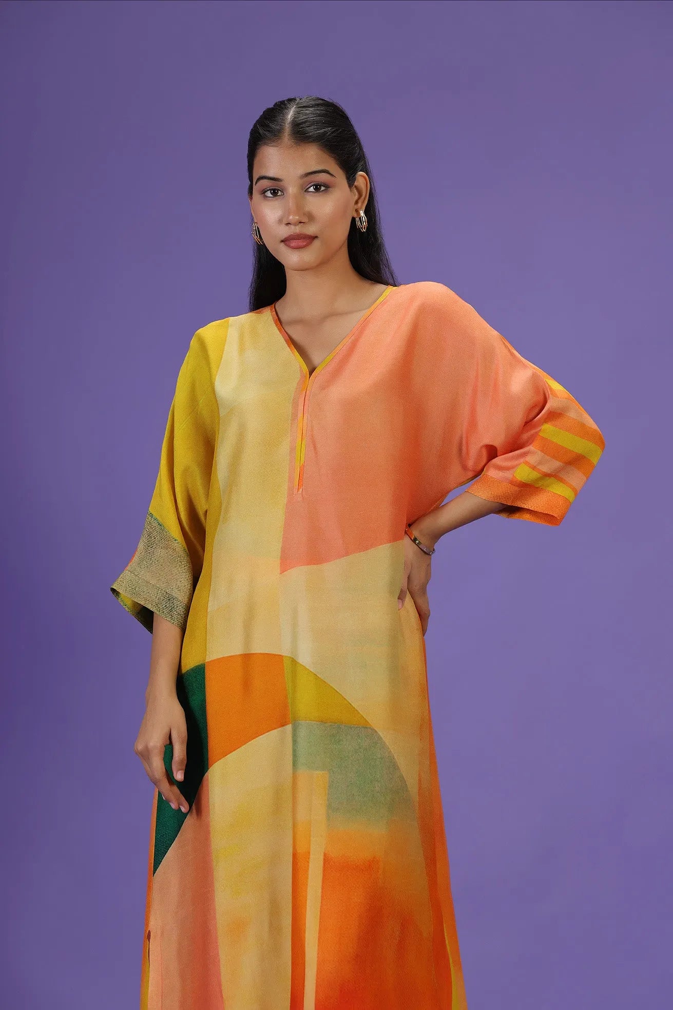 Sunkissed Aura Long Kurta Set
