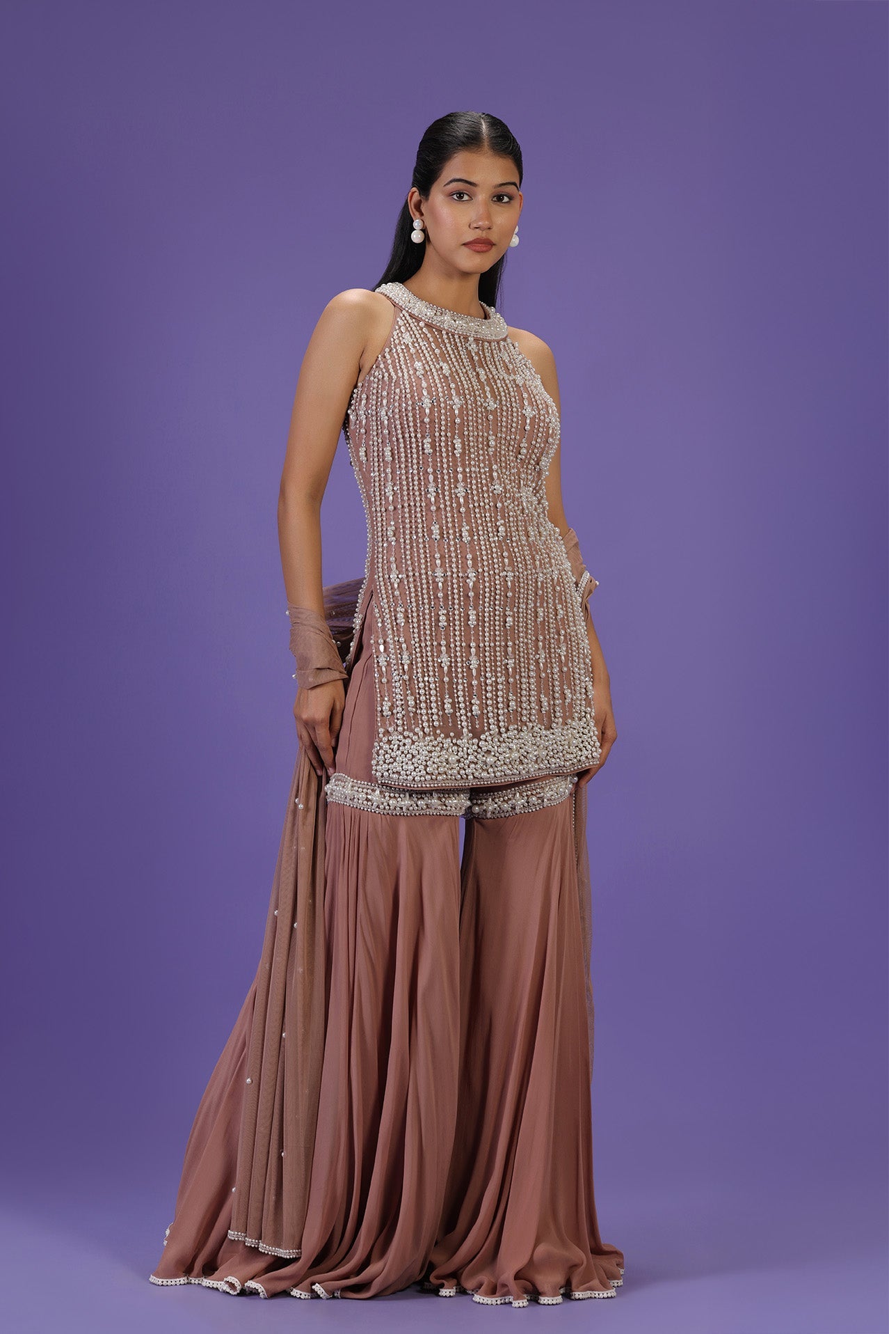 Mehak Jain in Gulnoor Glow Sharara set