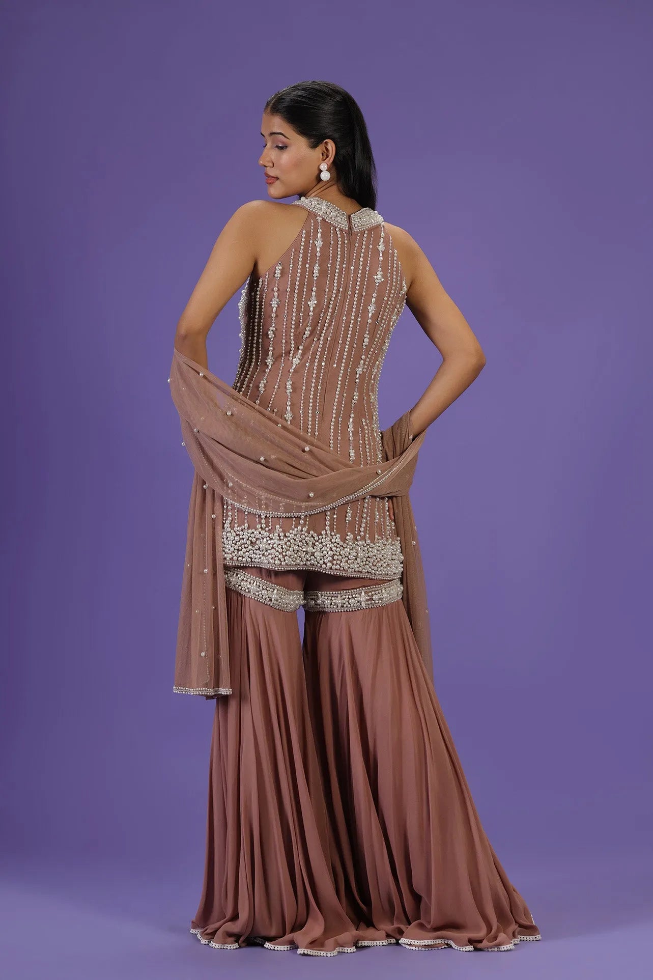 Mehak Jain in Gulnoor Glow Sharara set