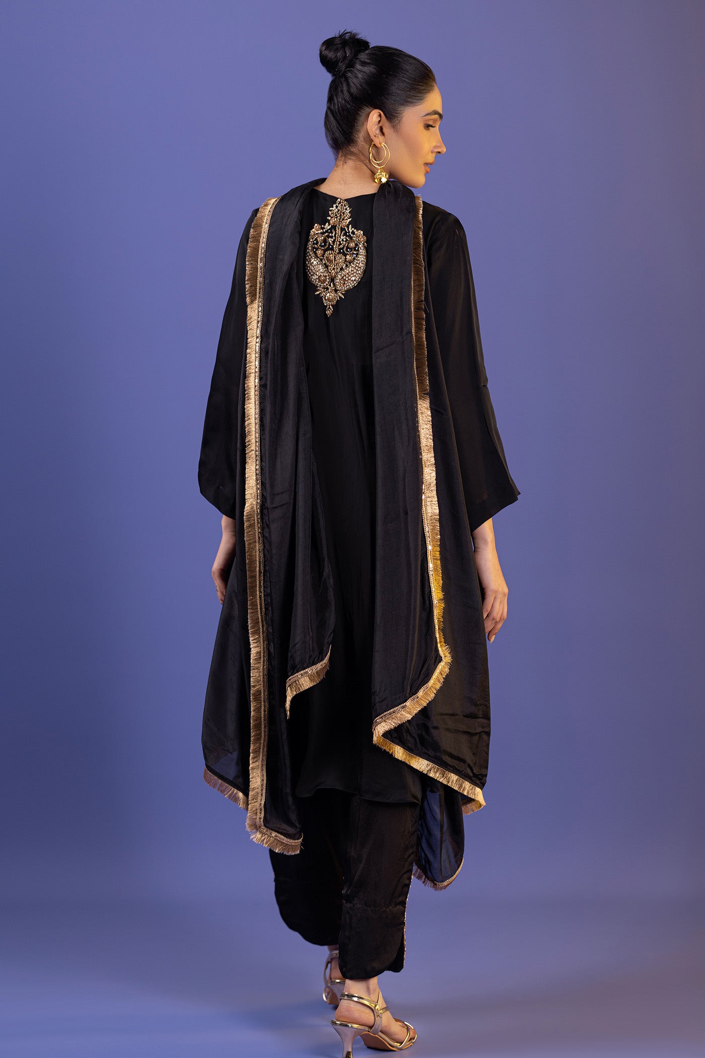 Black Pant Shirt With Dupatta
