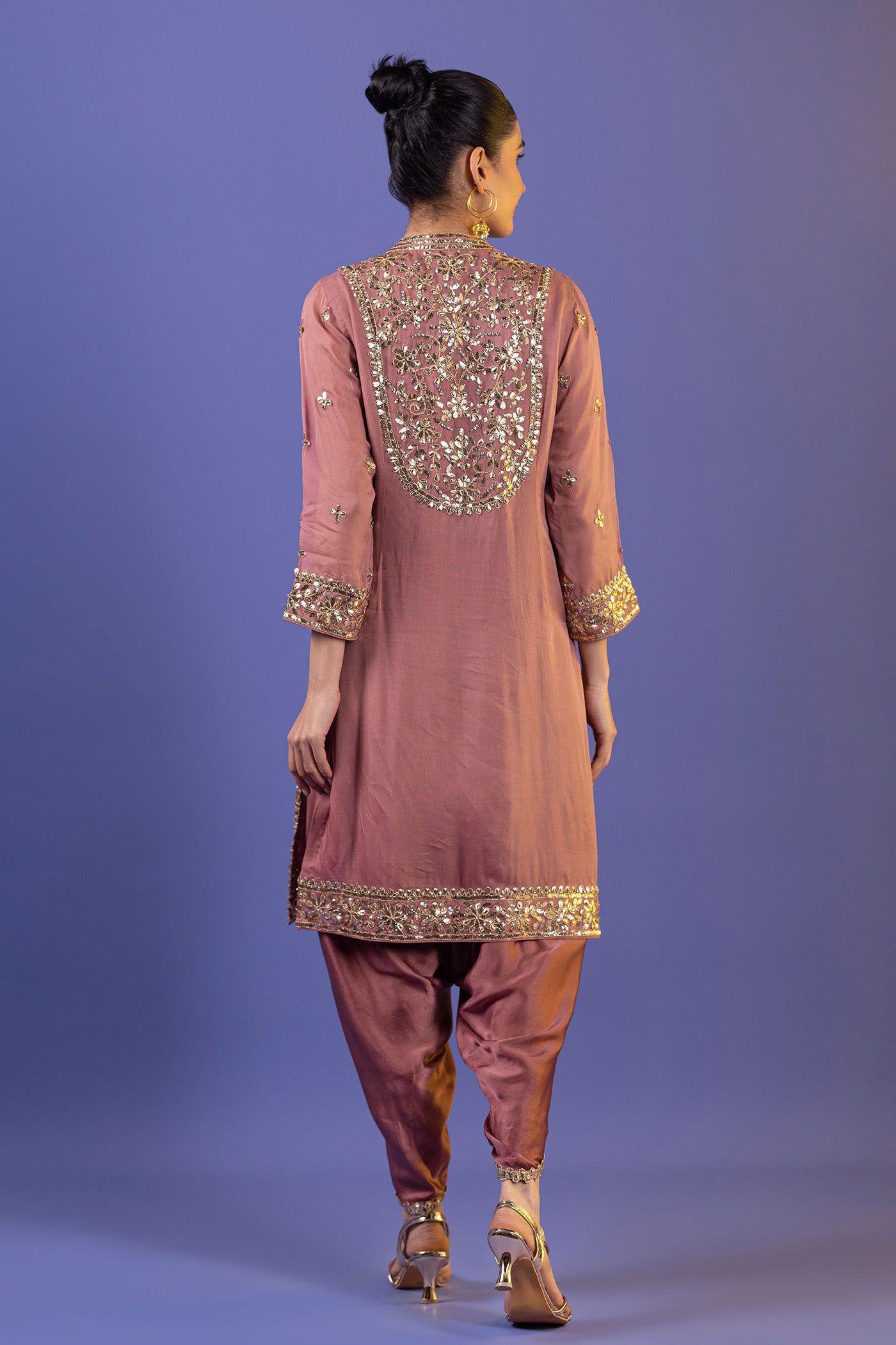 Organza Short Shirt With Dupatta