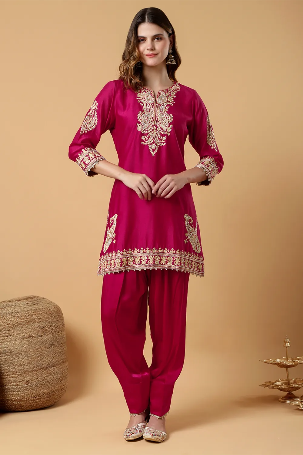 Phooleri Short kurta & salwar set