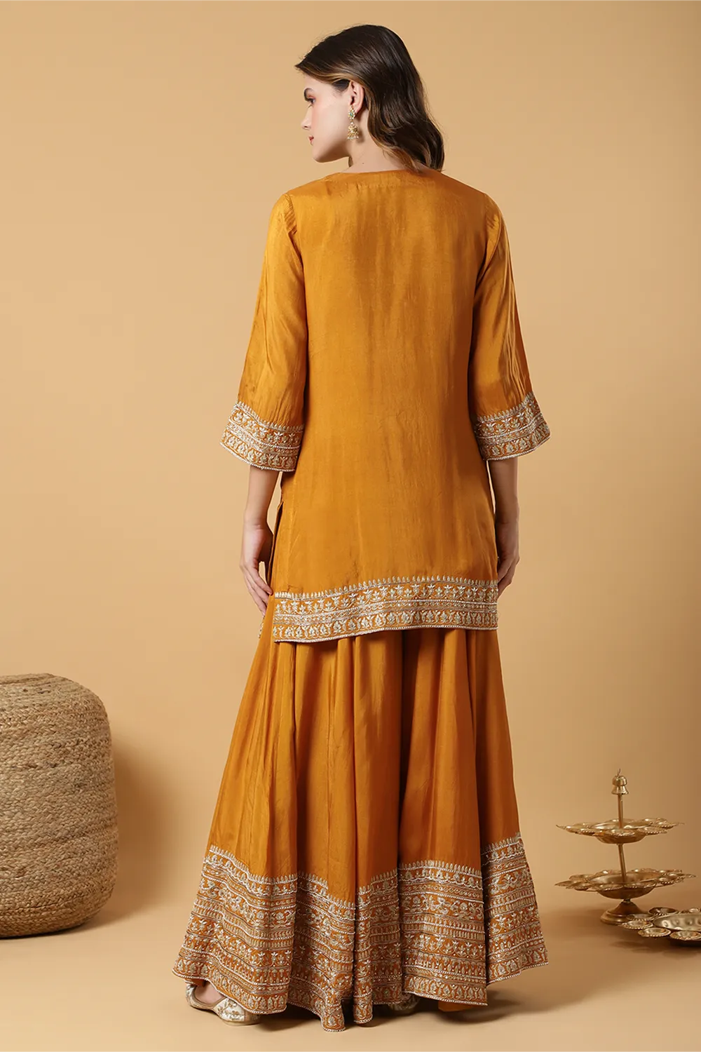 Kesar Gul Sharara set