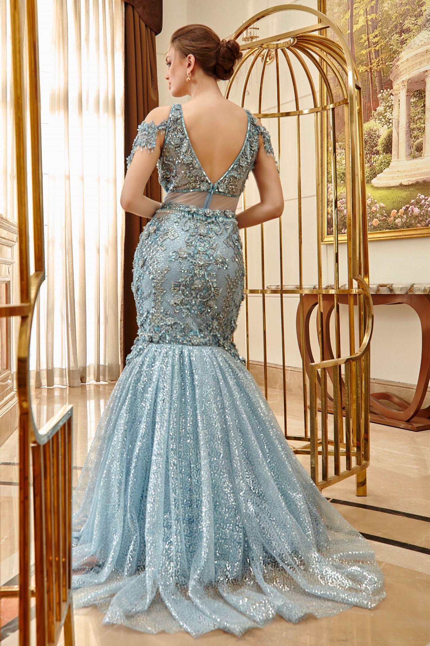 Brittany Blue Mermaid Gown
